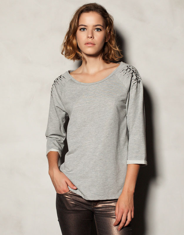 Γυναικεία Ρούχα PULL & BEAR Μπλούζα Γυναικεία Ρούχα PULL & BEAR Μπλούζα