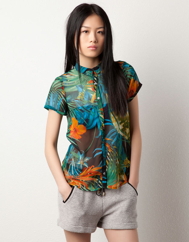 ladies tropical shirts