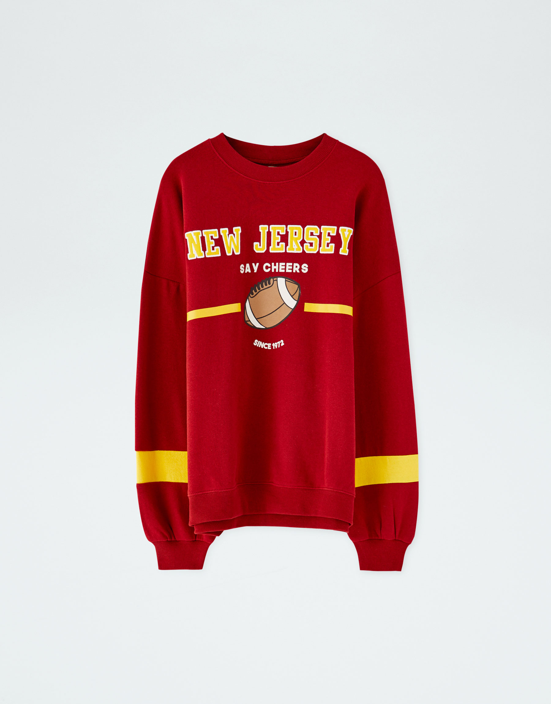 pull and bear college sweatshirt