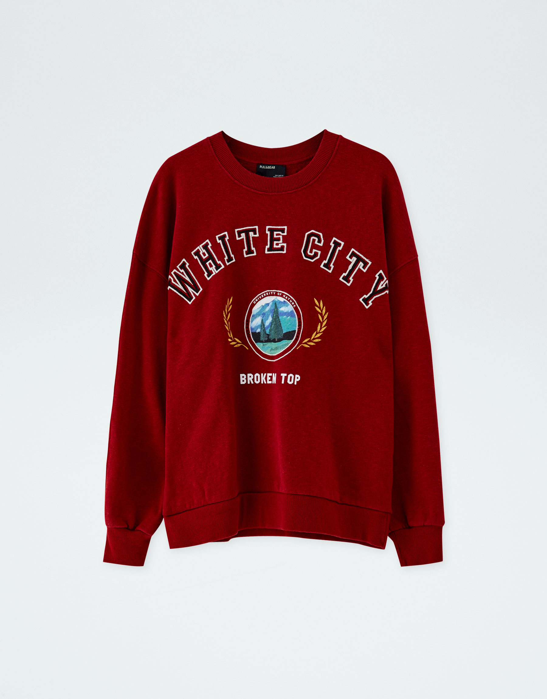 pull and bear college sweatshirt