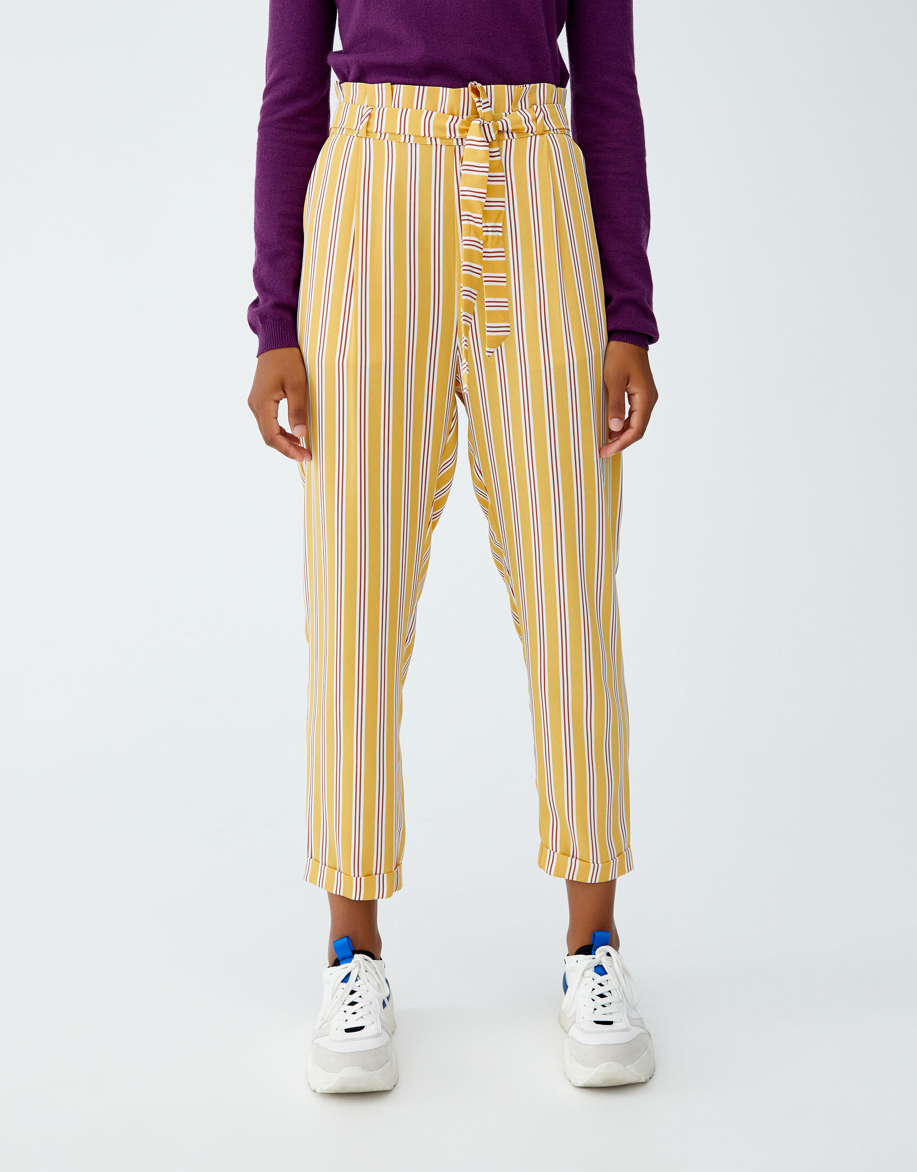 pull and bear striped pants