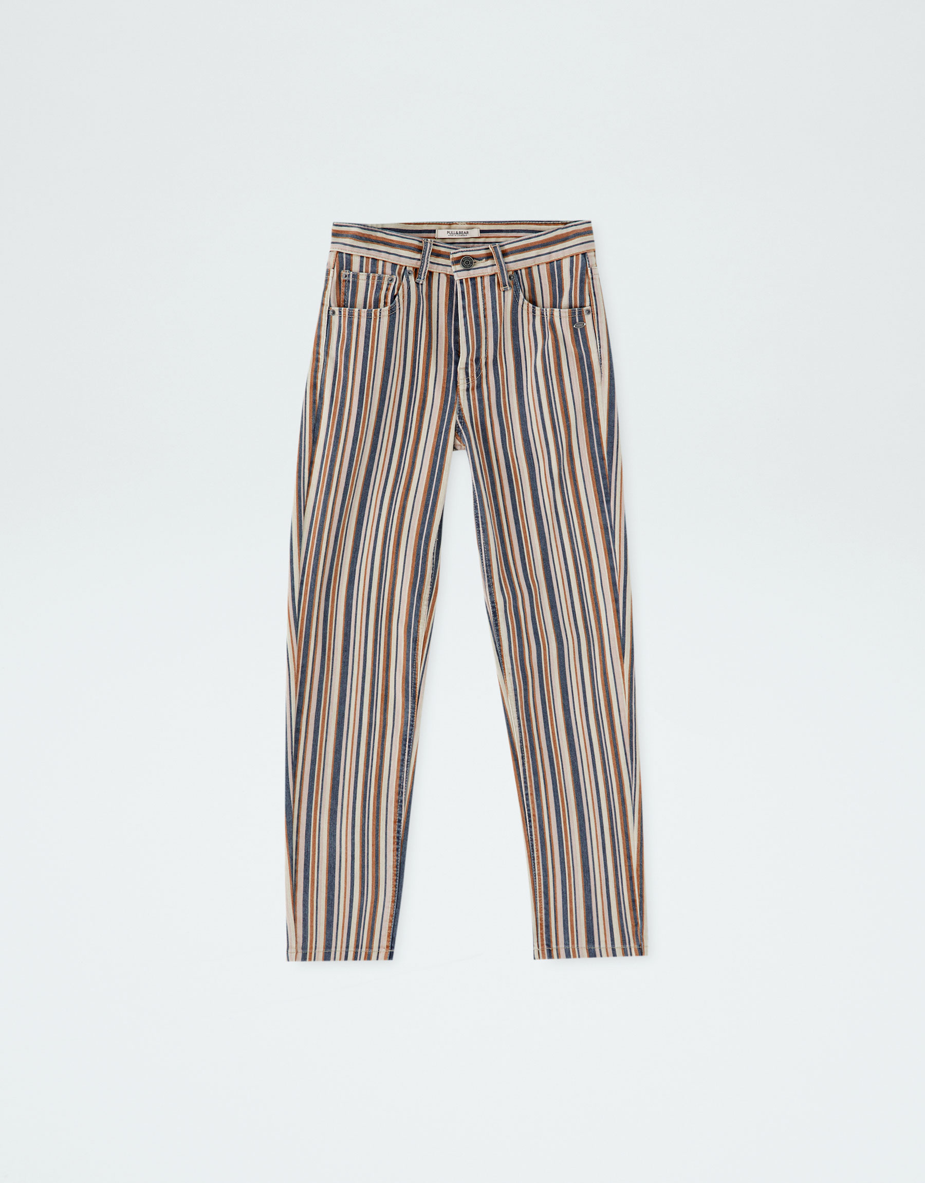 multi stripe trousers