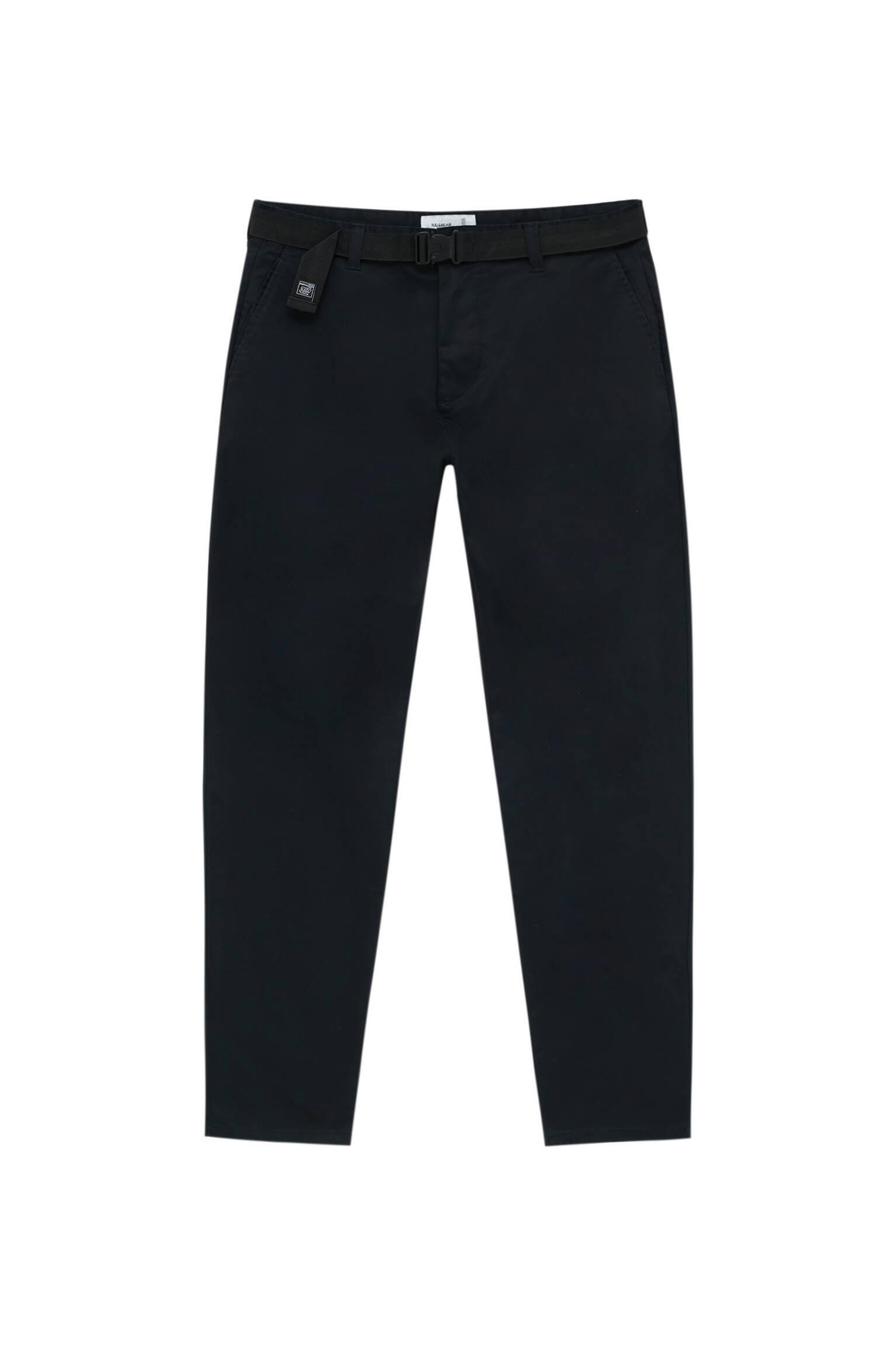 Pull&bear Homme Pantalon Chino Smart Skinny En Coton Légèrement Extensible, Avec Poches, Poche Intér