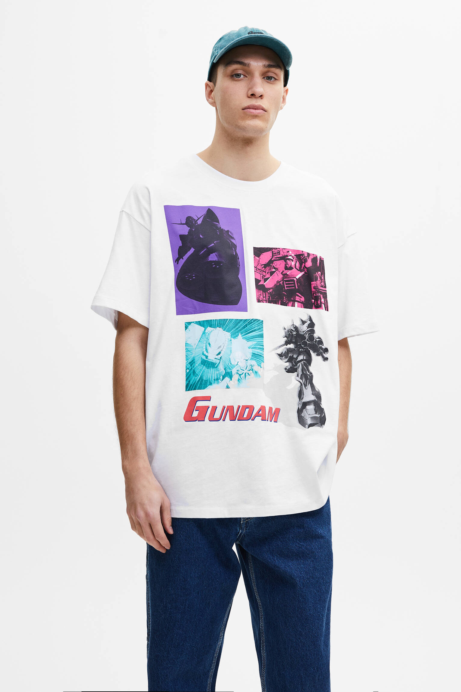 T-Shirt Blanc Gundam
