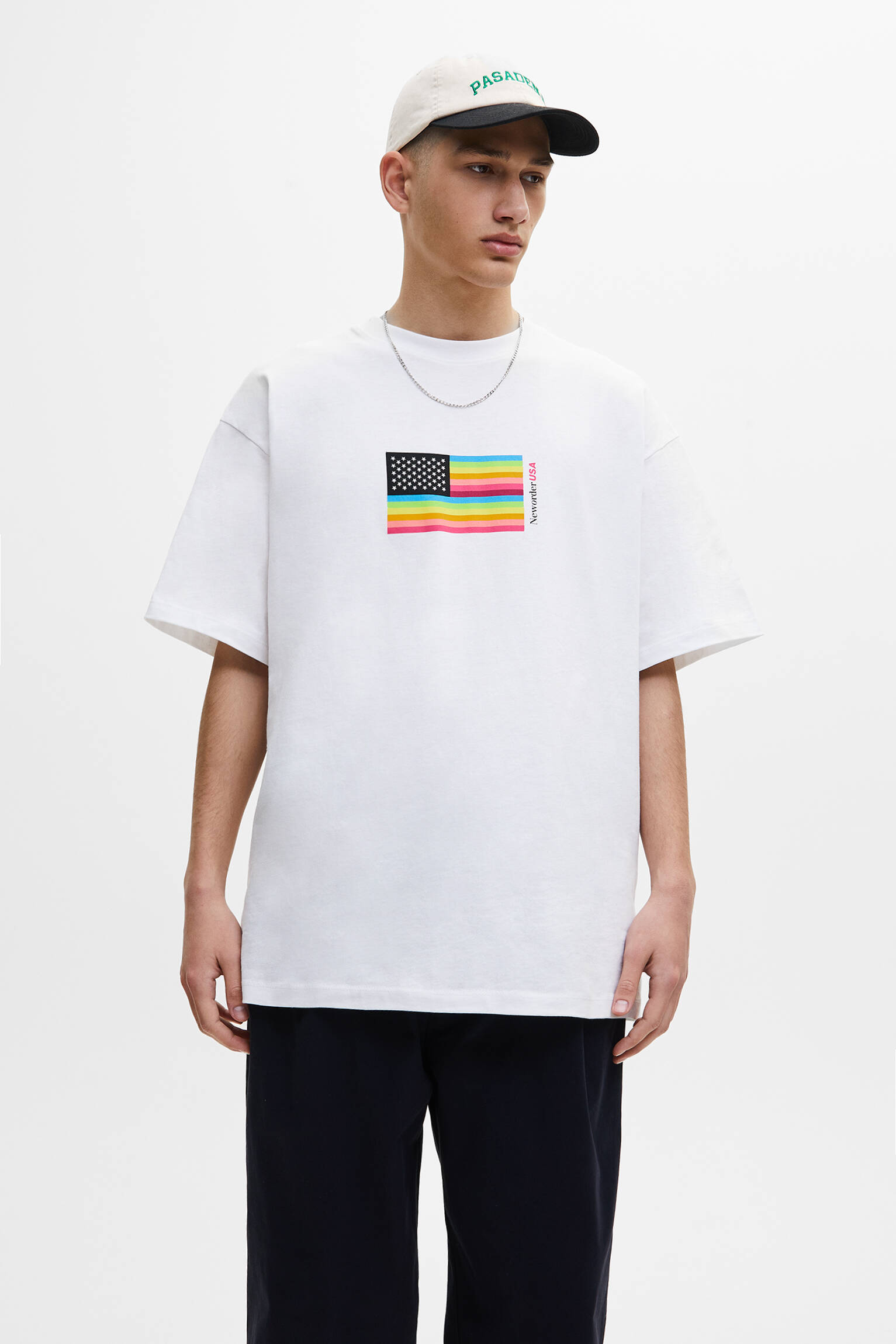T-Shirt Drapeau New Order