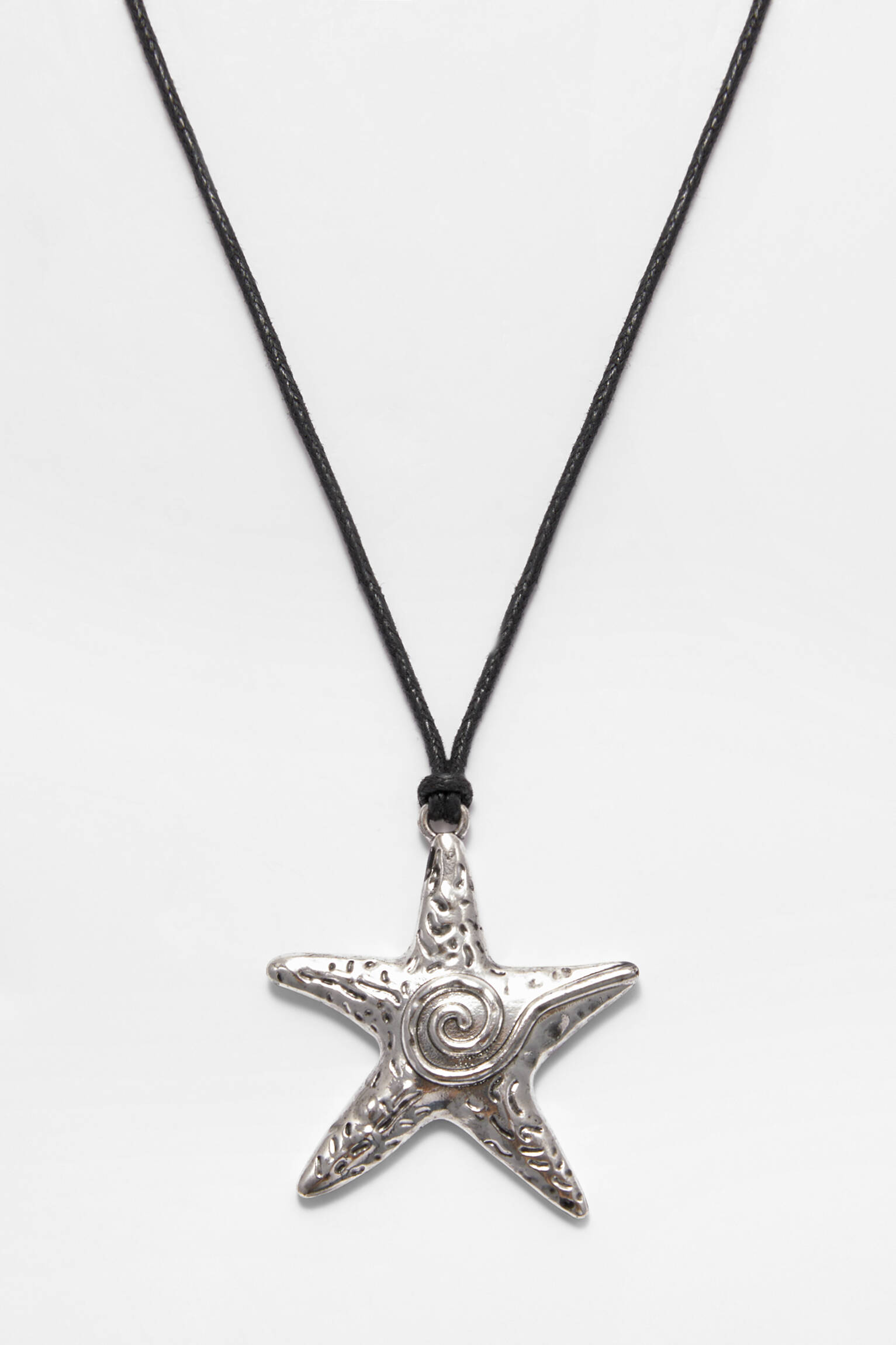 collier cordon avec pendentif étoile