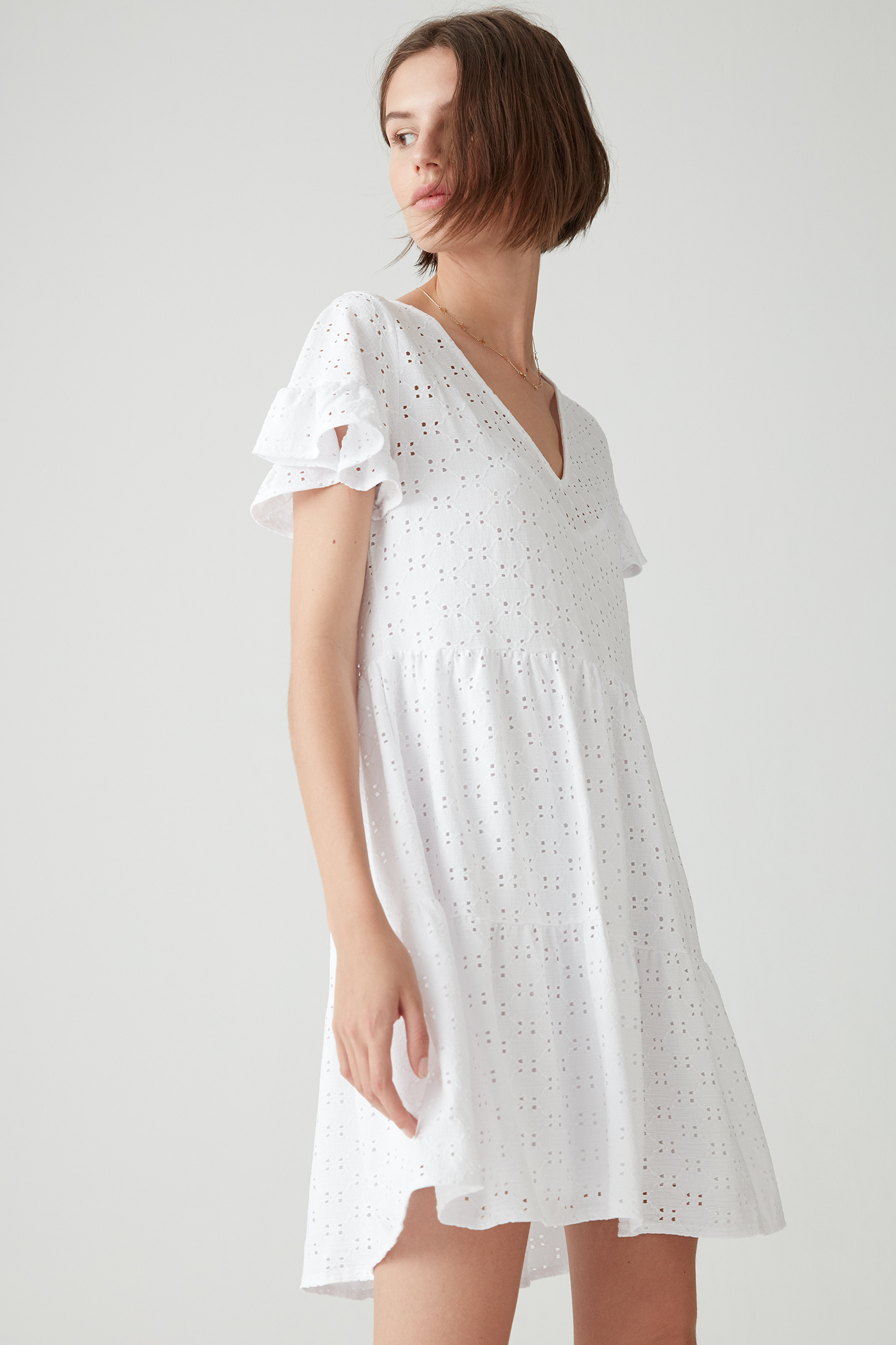 pull and bear robe blanche