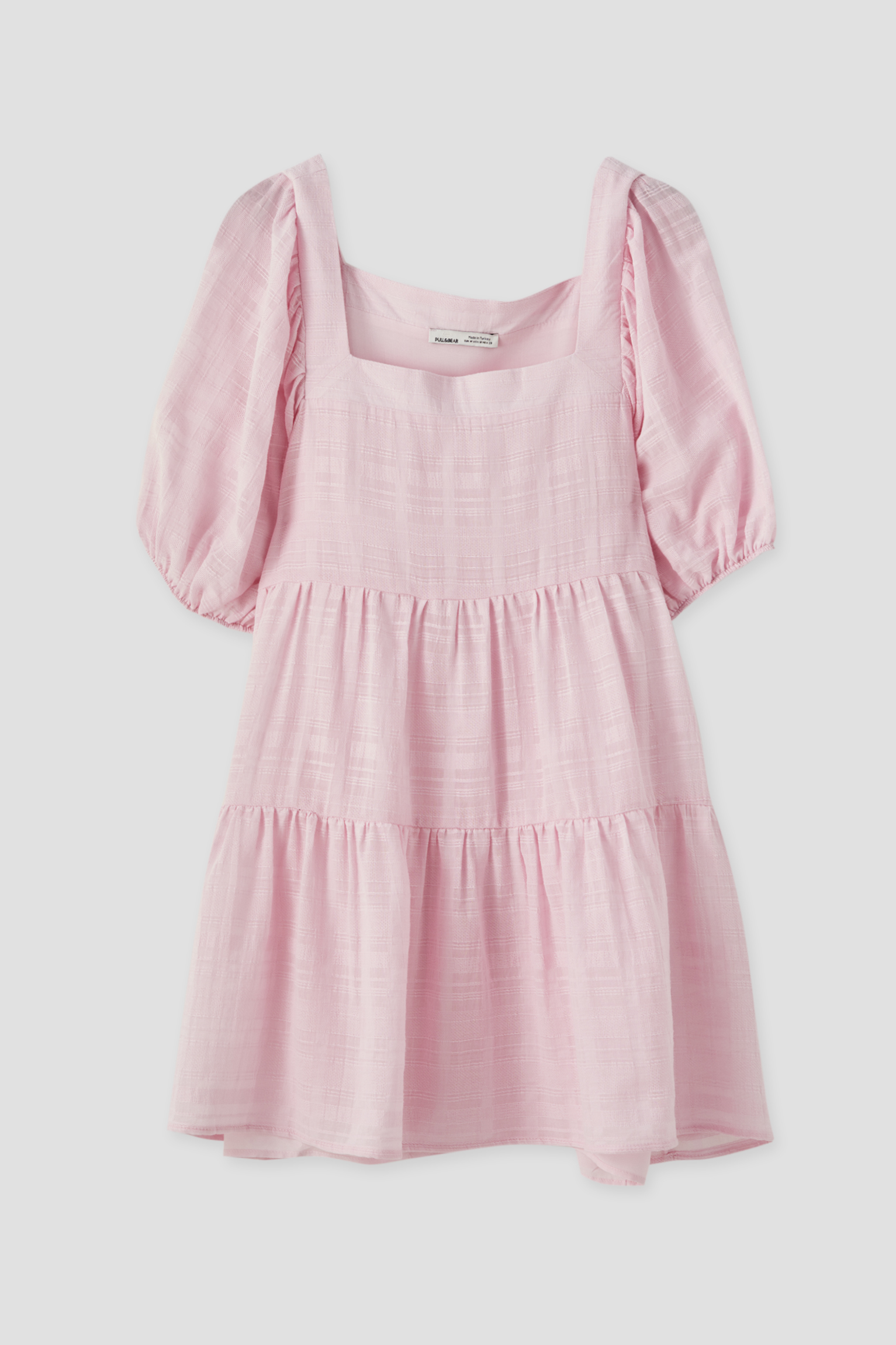 baby pink babydoll dress