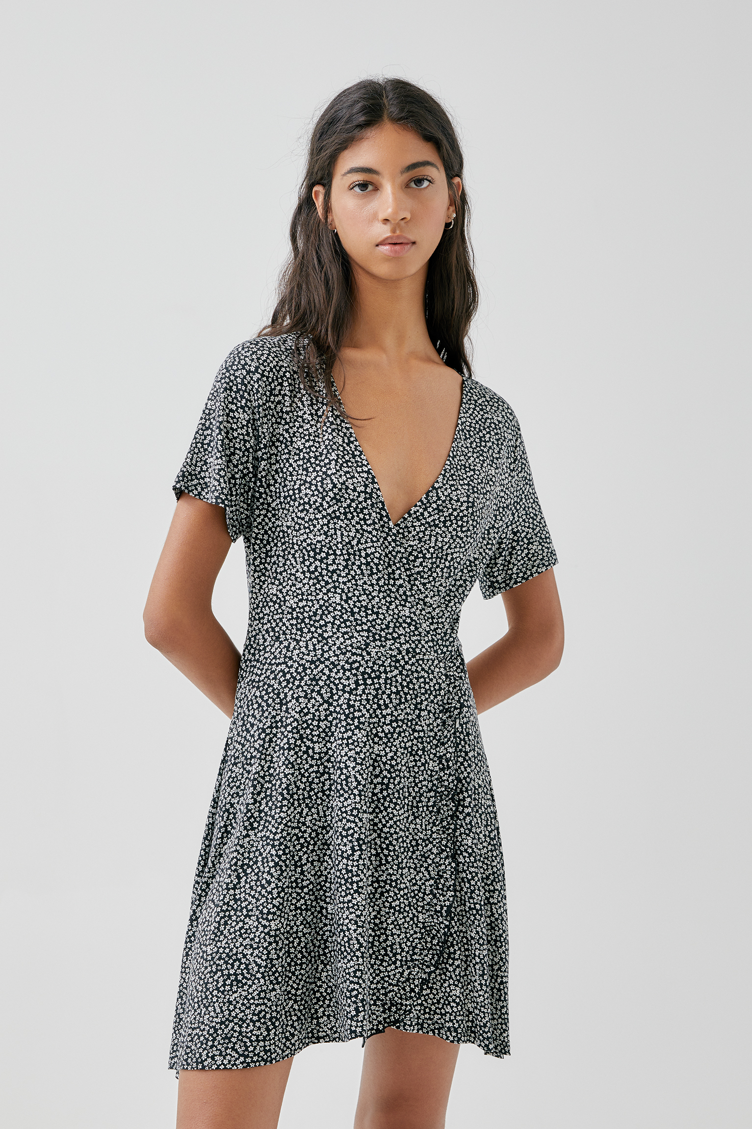 floral mini dress
