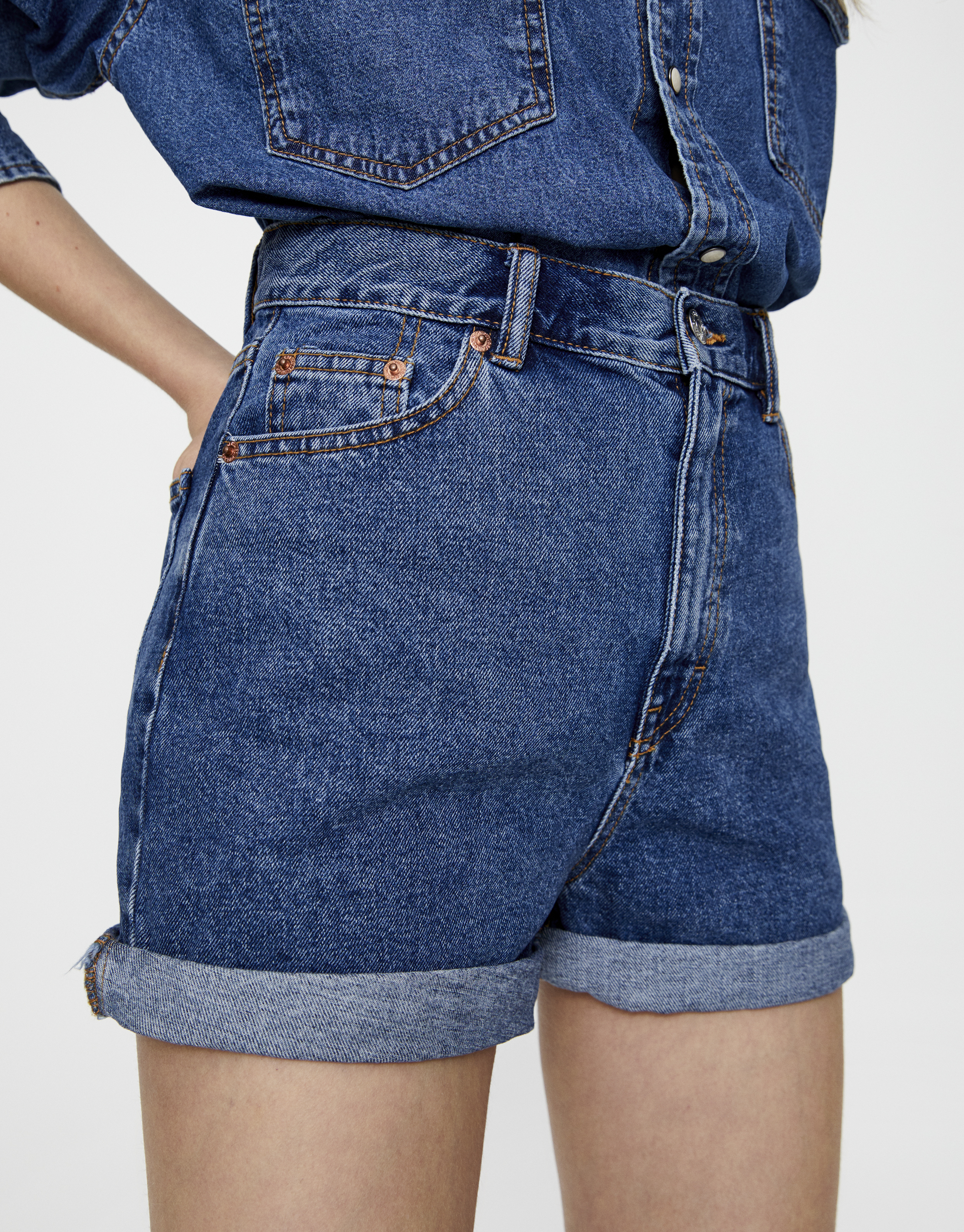 pull and bear mom shorts