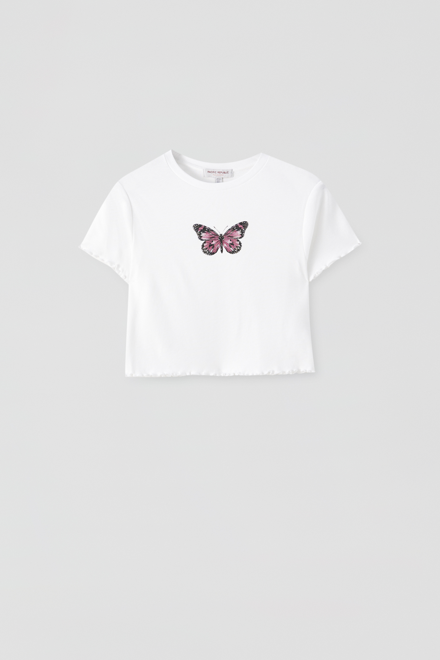 White shirt with butterfly Clearance