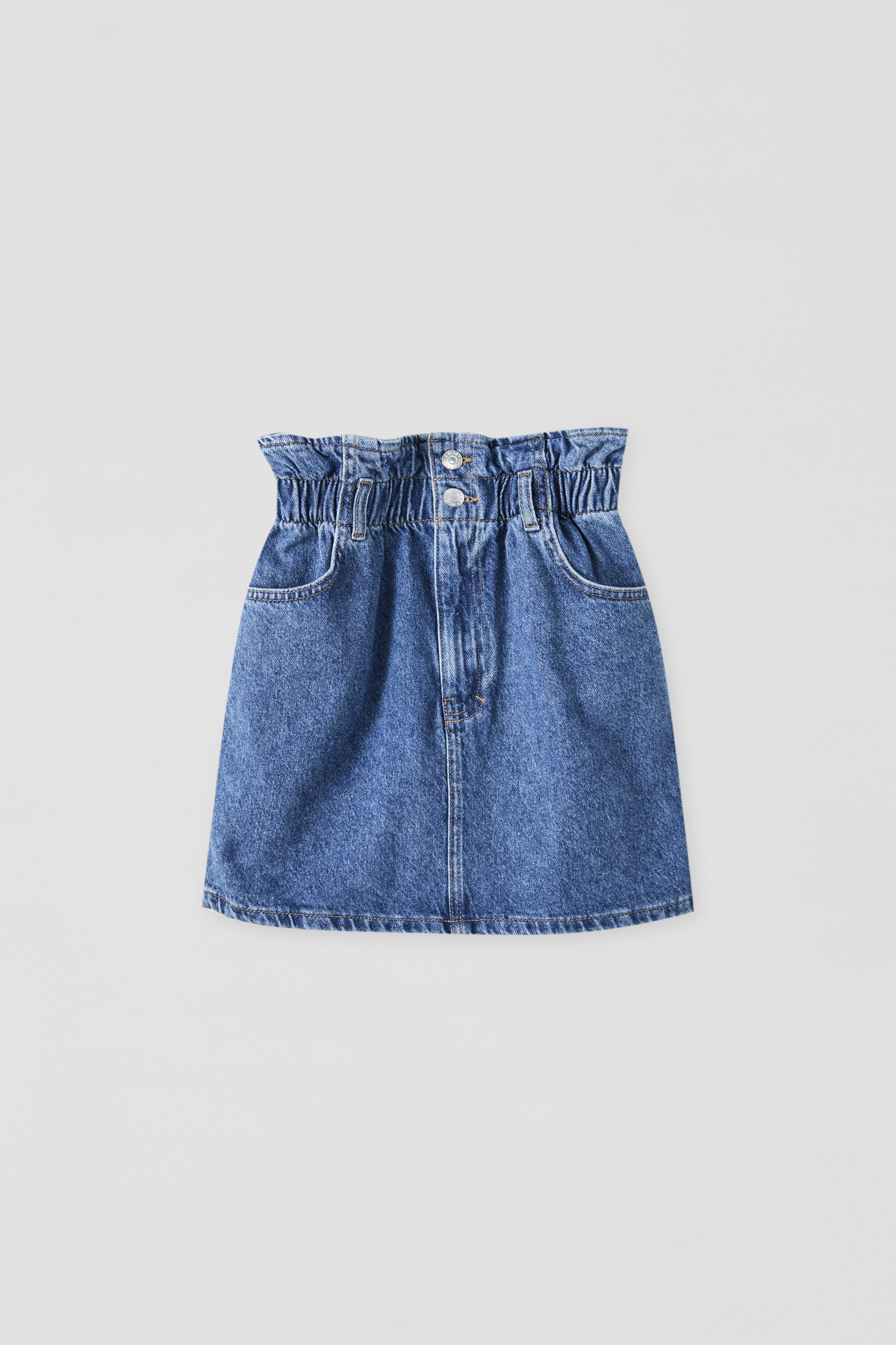 jupe jean taille elastique