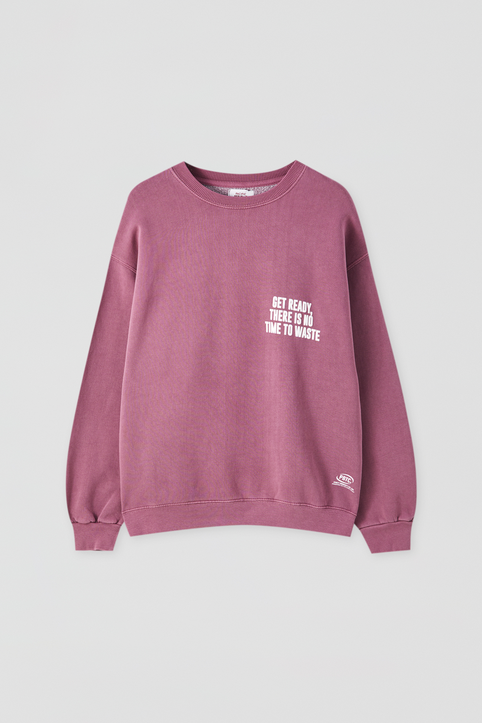 dark pink sweatshirt