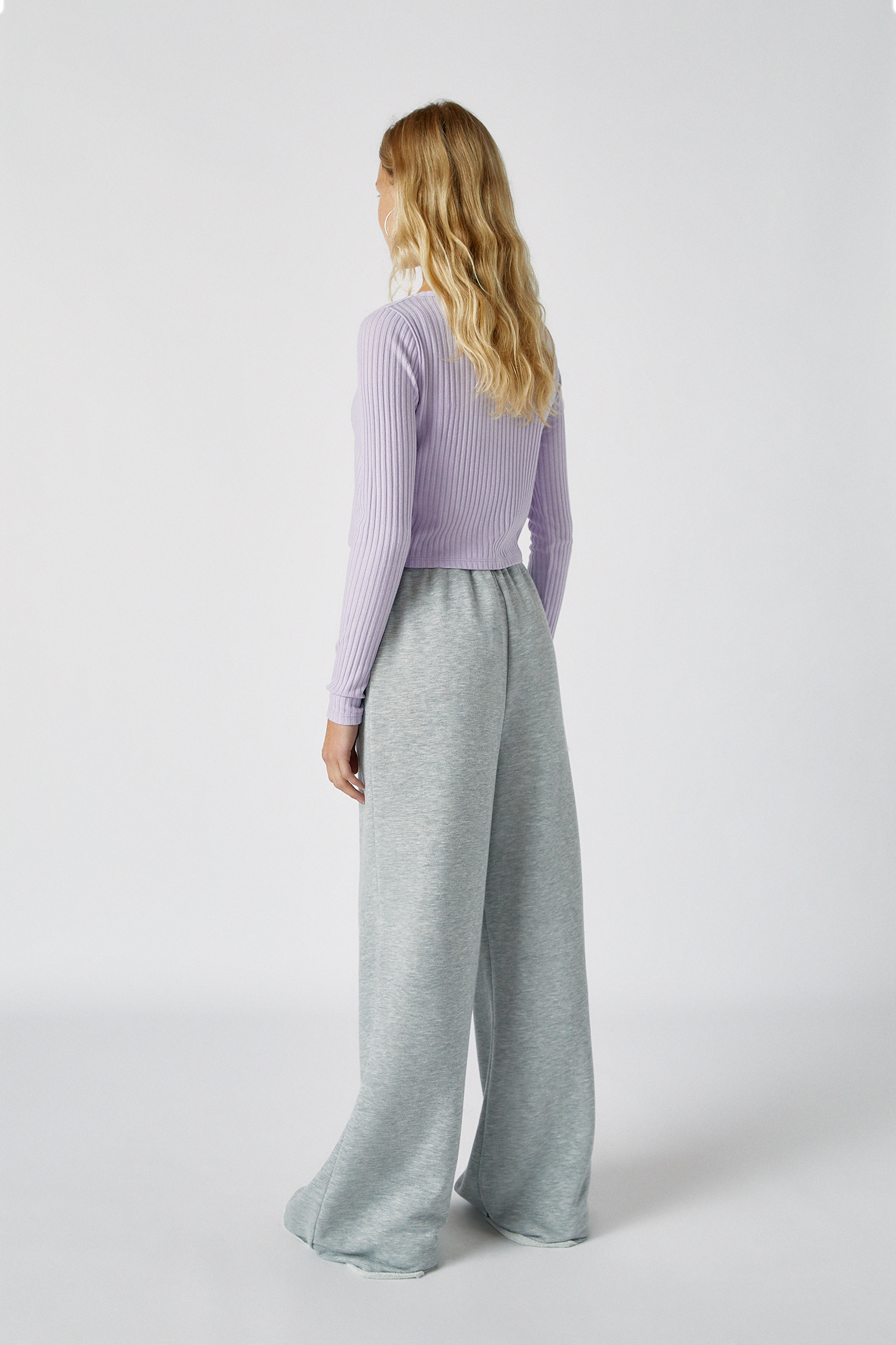 wide leg jogging bottoms
