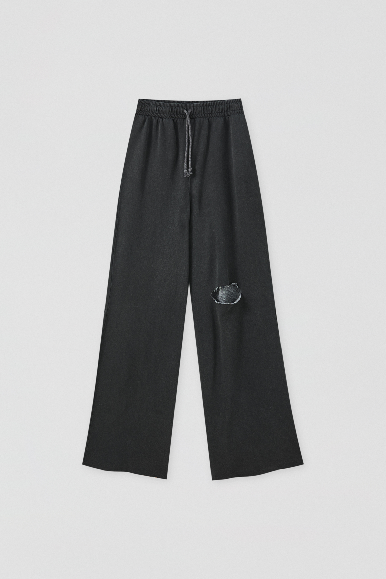 wide leg jogger trousers