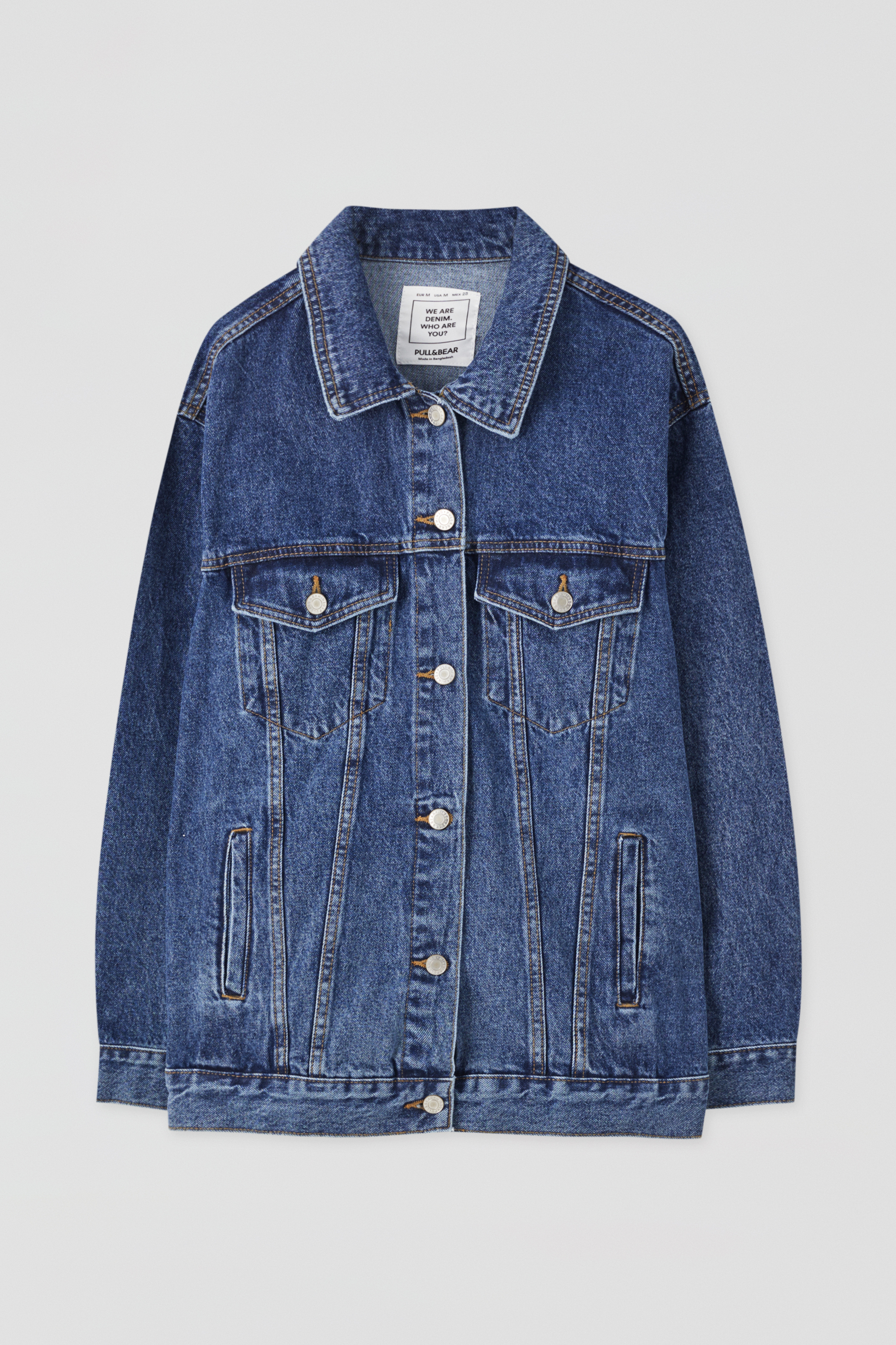 Chaqueta vaquera oversize pull and bear Clearance