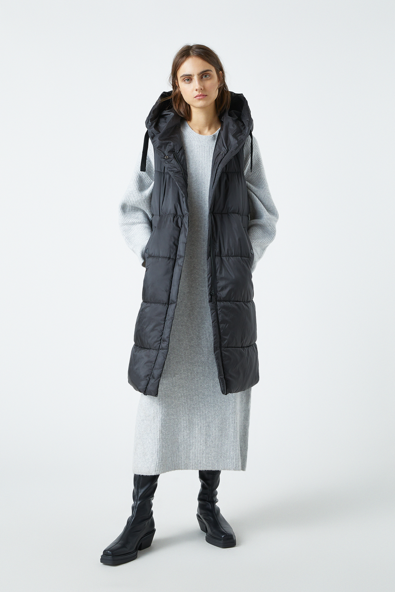 Chalecos plumas mujer largos Clearance