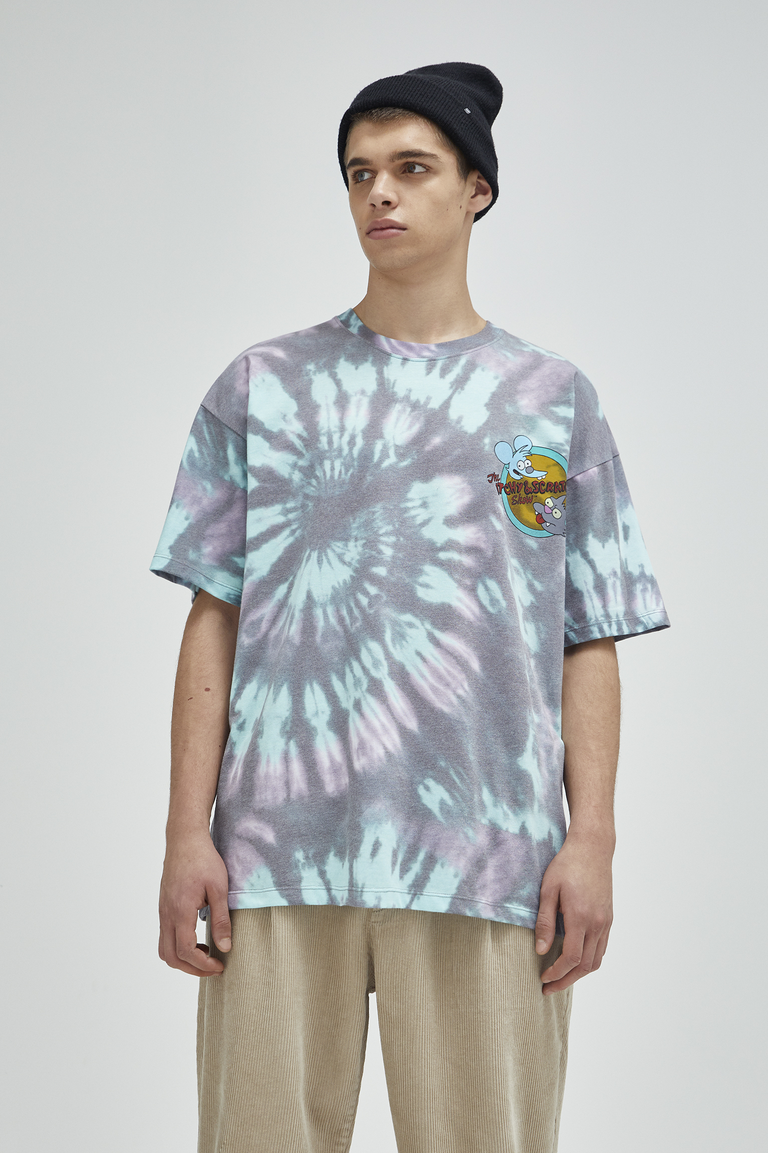 pull and bear tie dye moletom com capuz