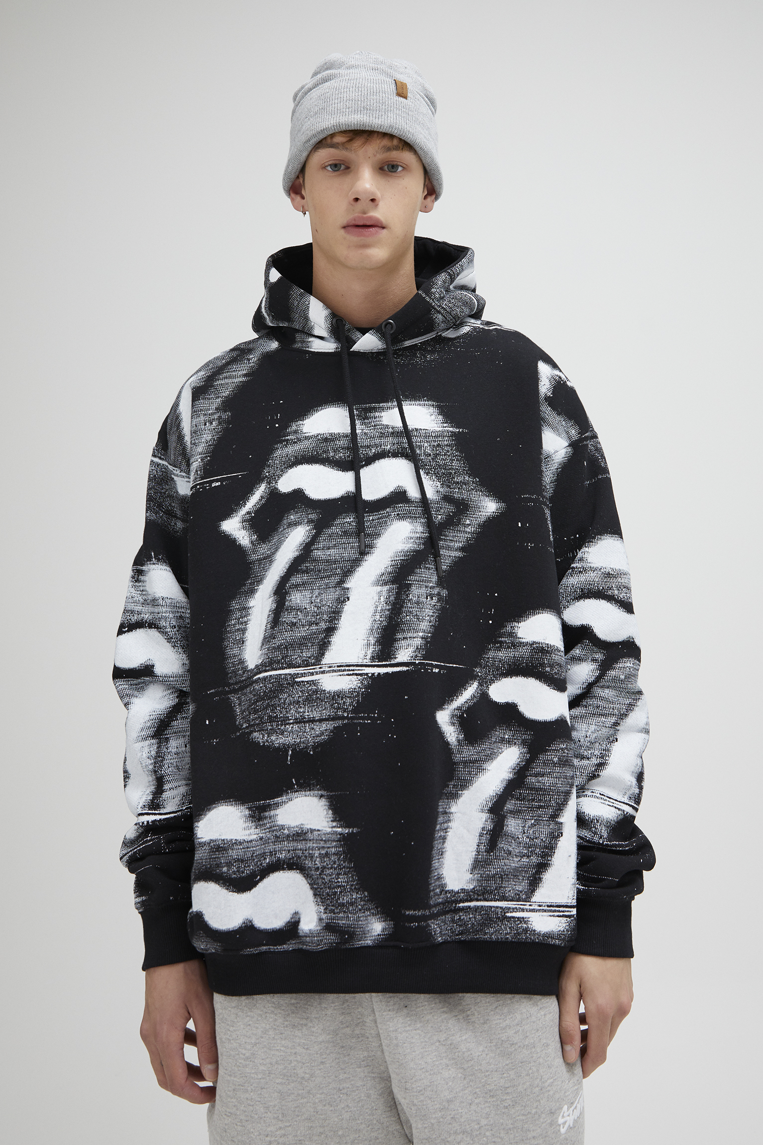 hoodie pull&bear camo