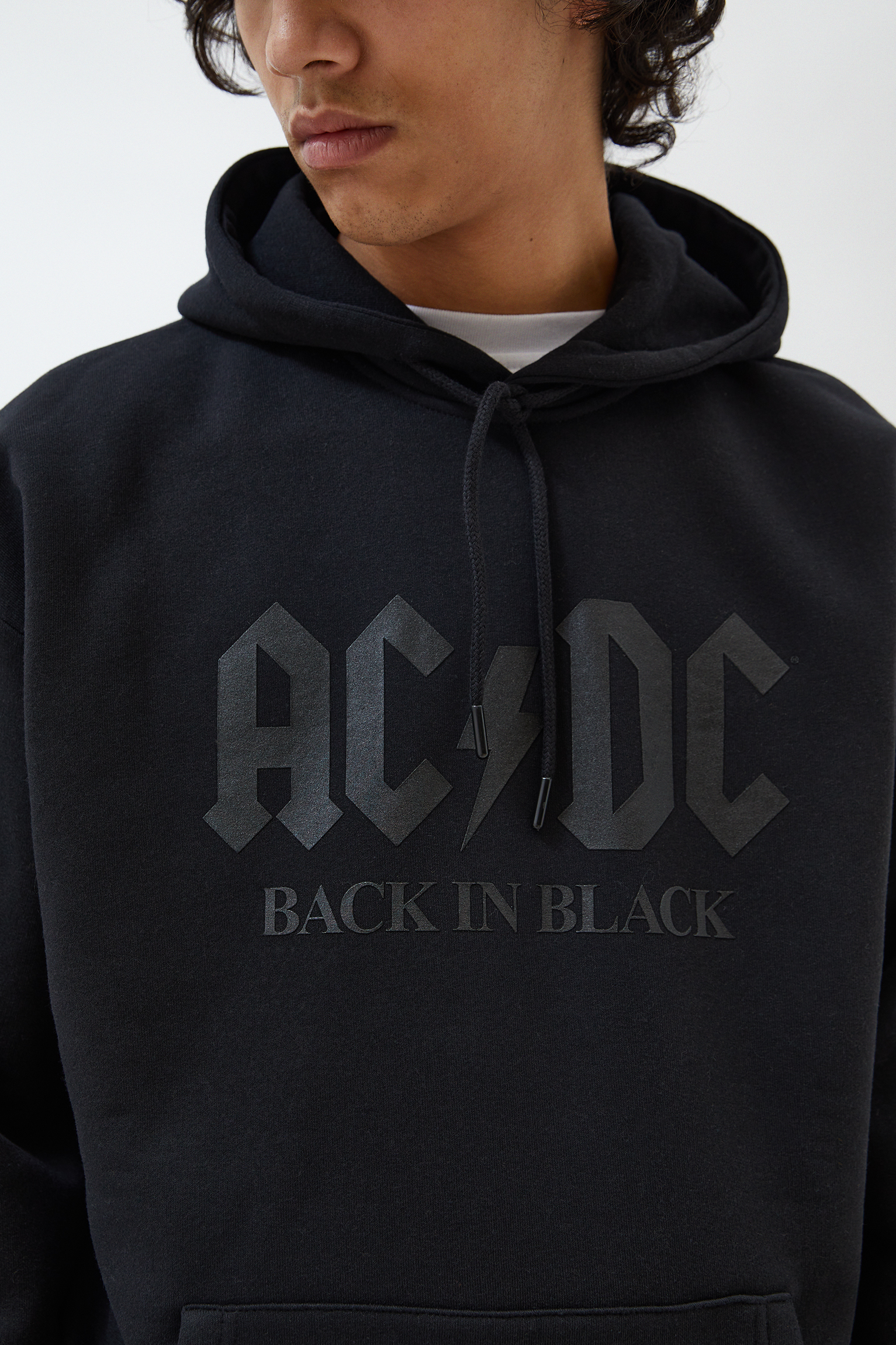 ac dc back in black hoodie