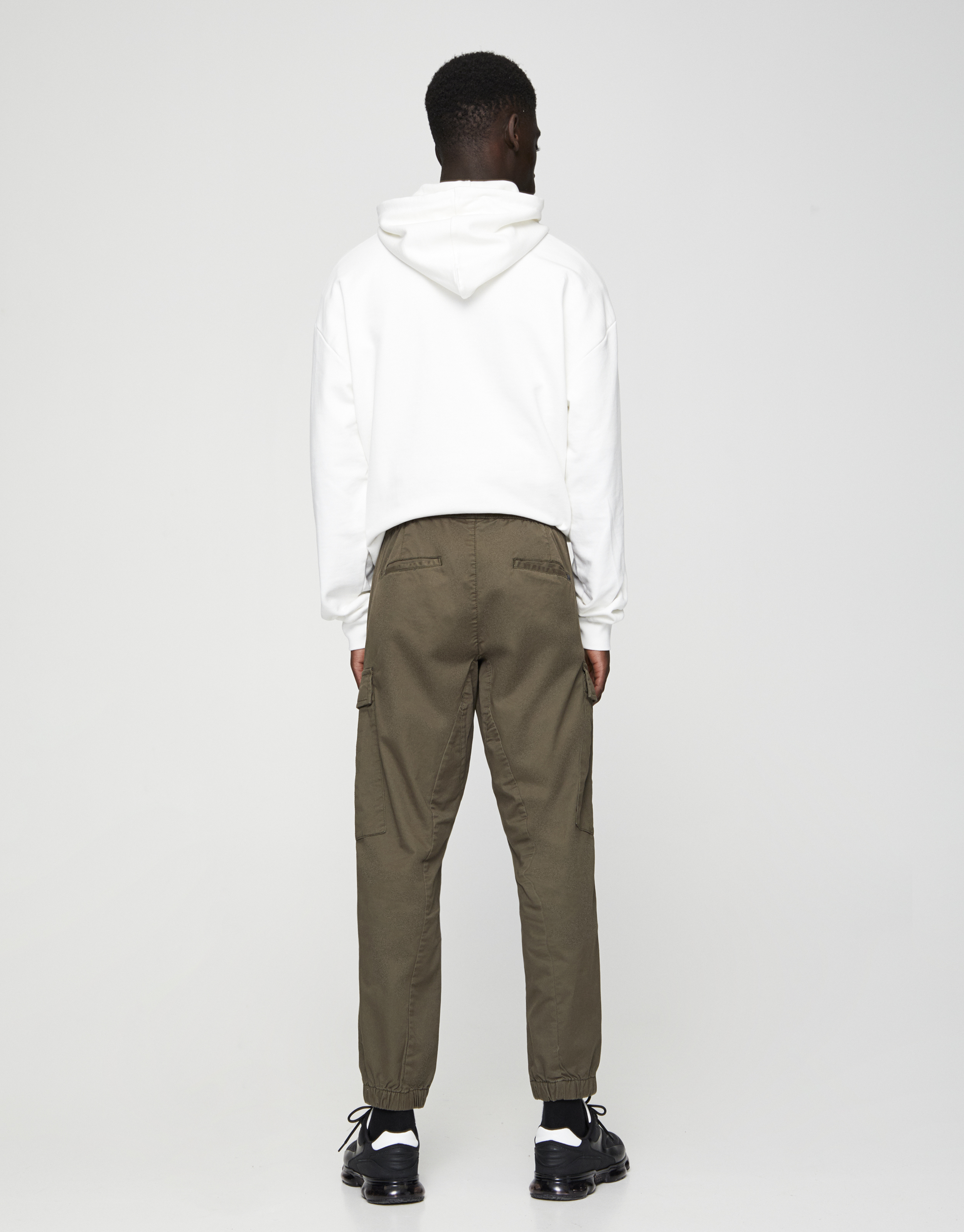 khaki utility trousers
