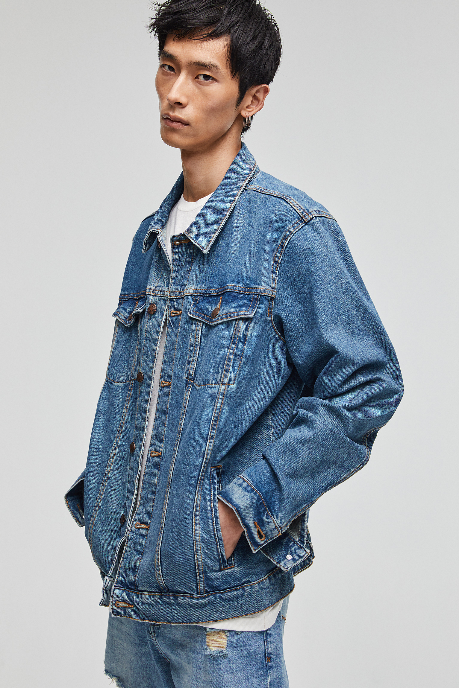 pull n bear denim jacket