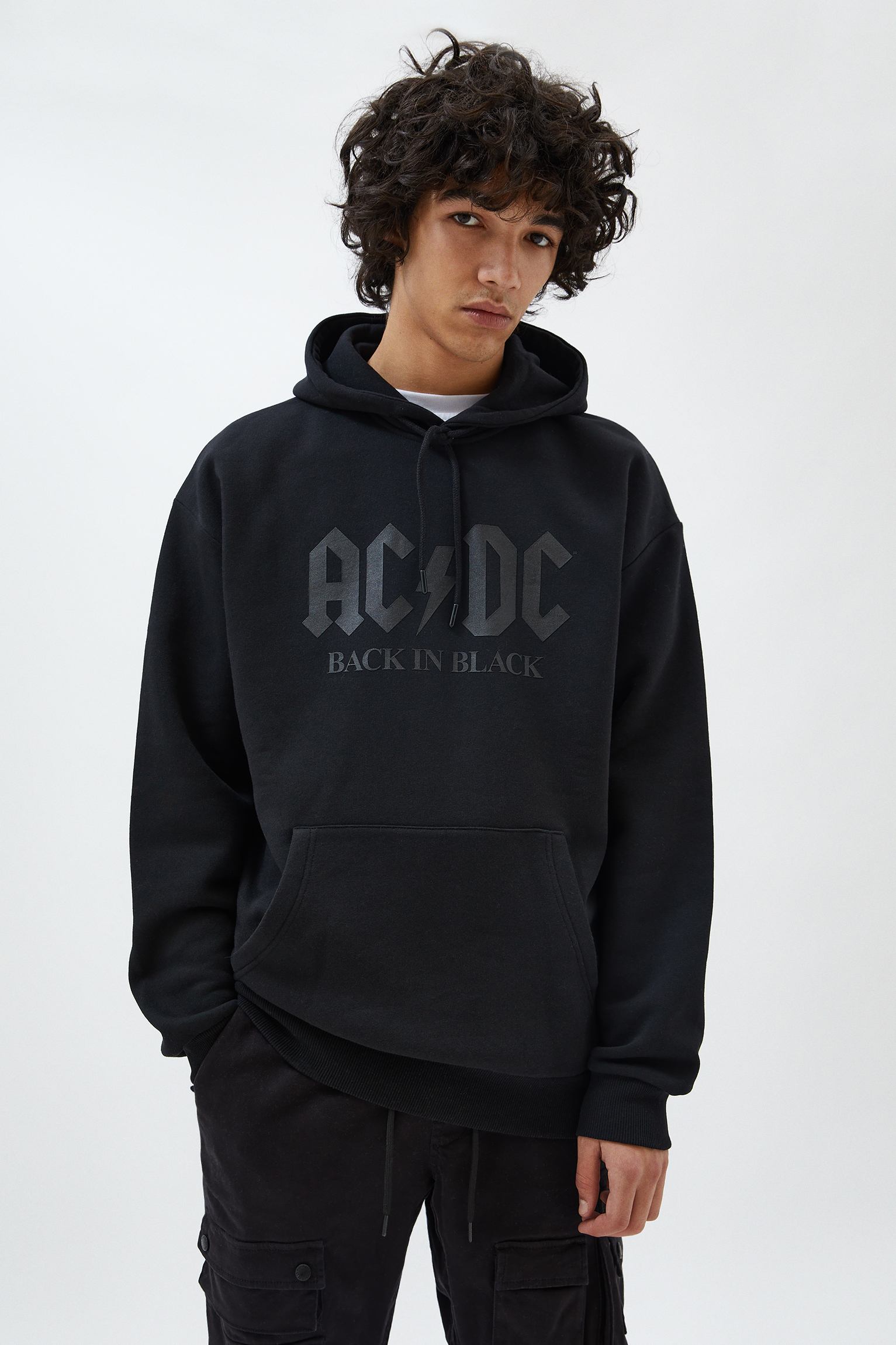 black dc hoodie