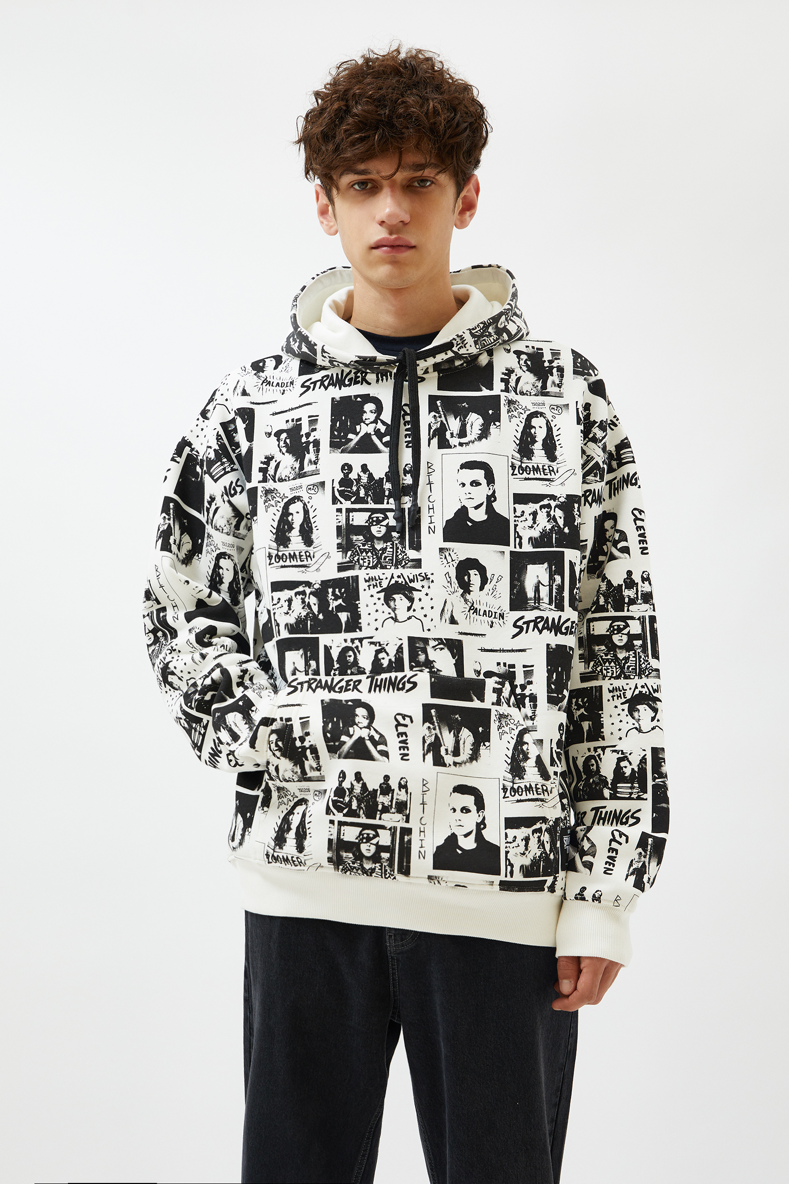 pull&bear stranger things hoodie