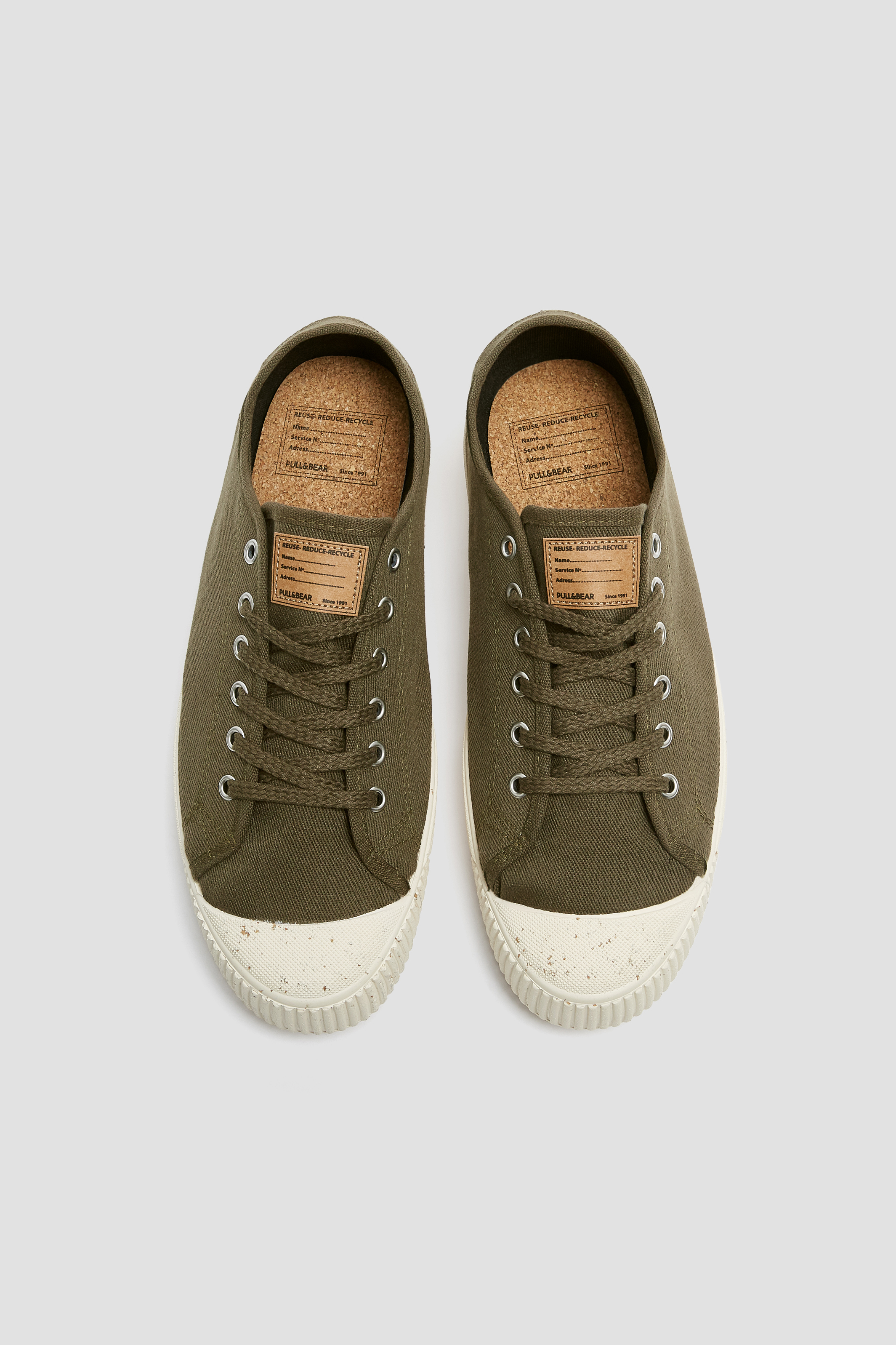 khaki trainers