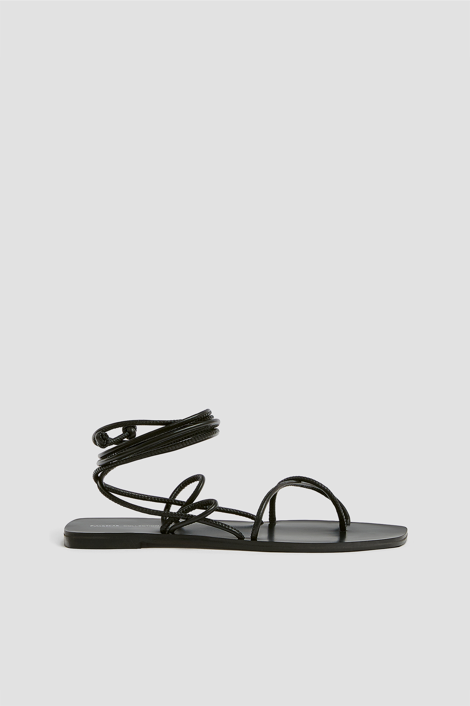 black small heel sandals