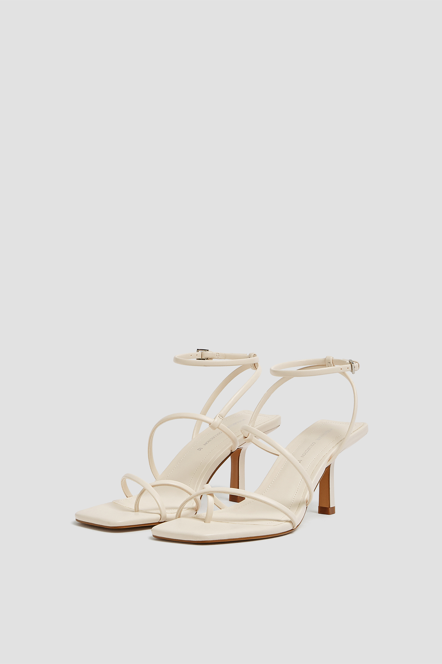 square toe high heels