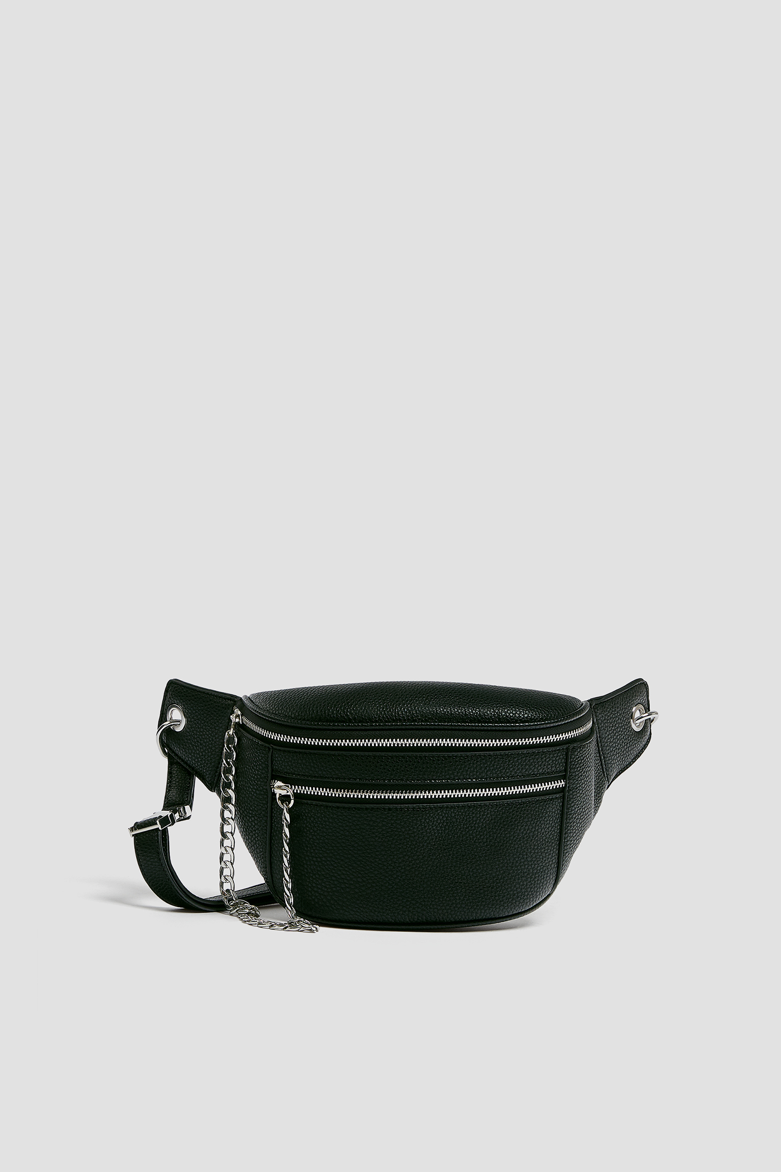belt bag with chain