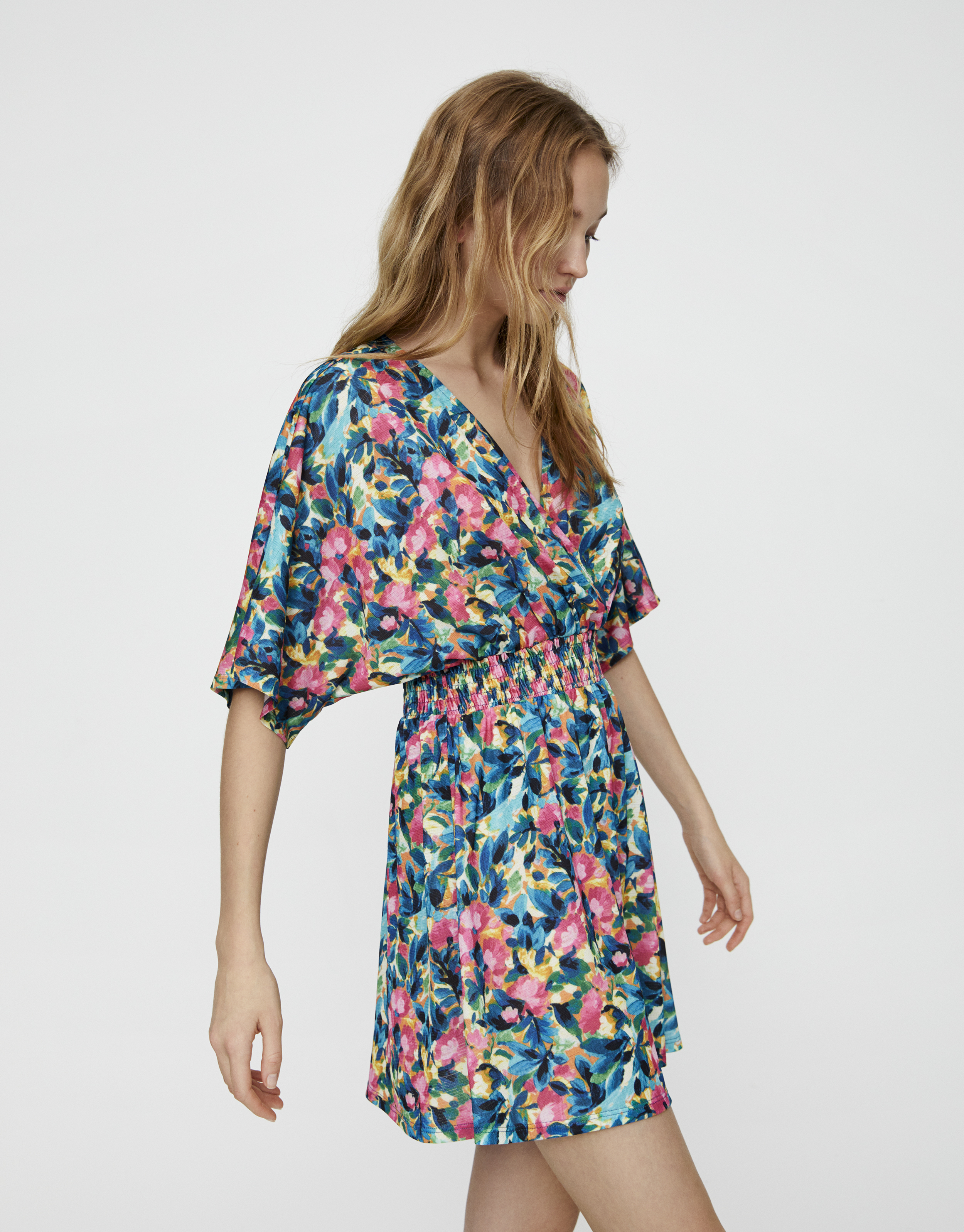 pull and bear wrap dress