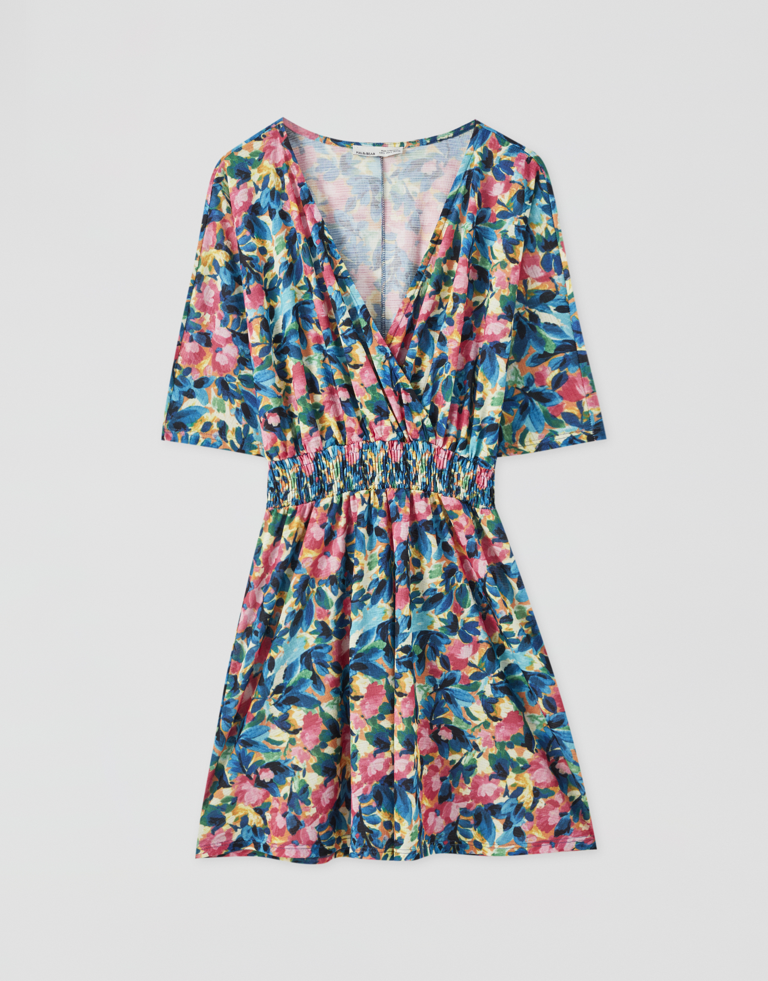 pull and bear wrap dress