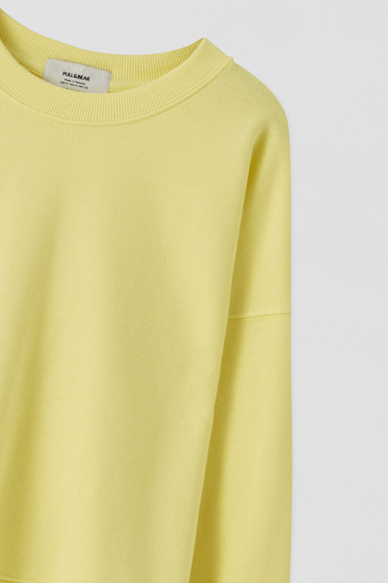 lemon yellow sweatshirt