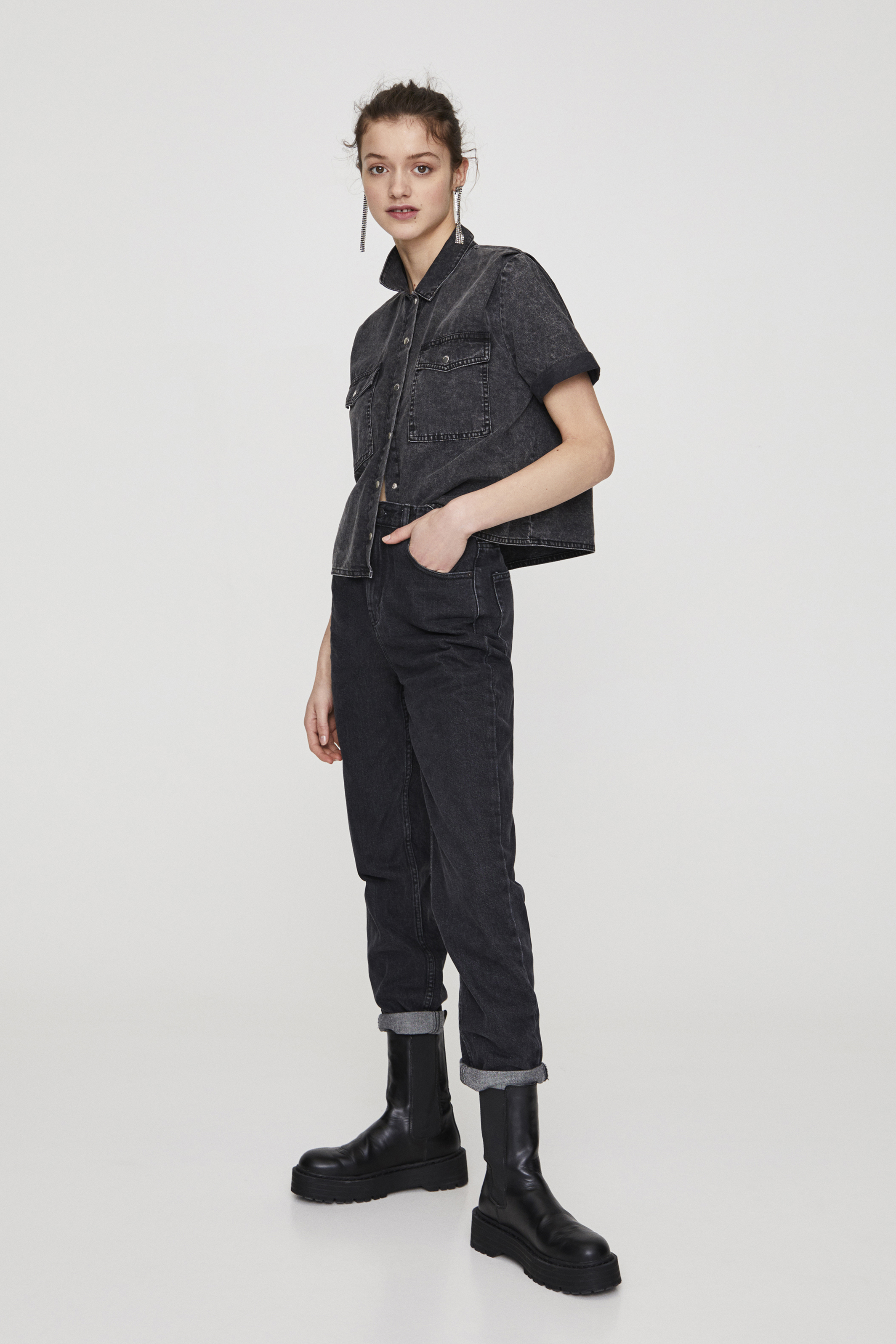 Women S Mom Jeans Pull Bear