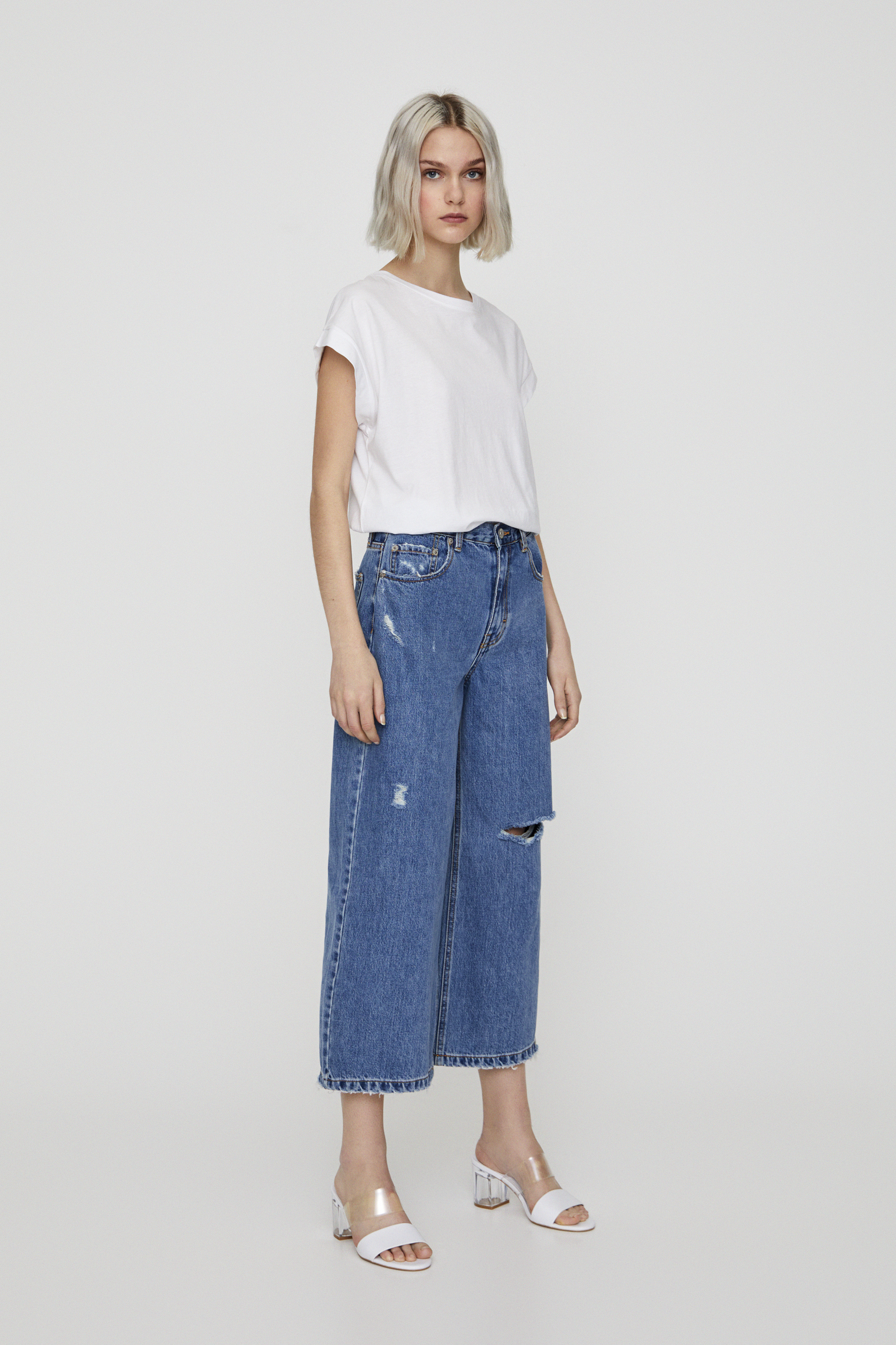 culotte jeans pull and bear