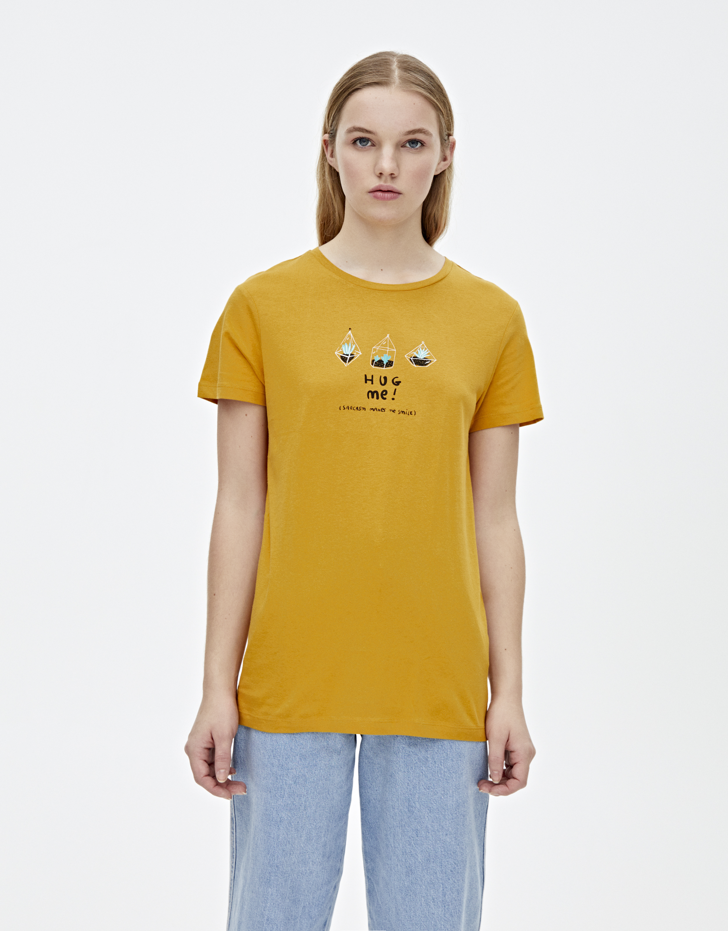 pull and bear cactus t shirt