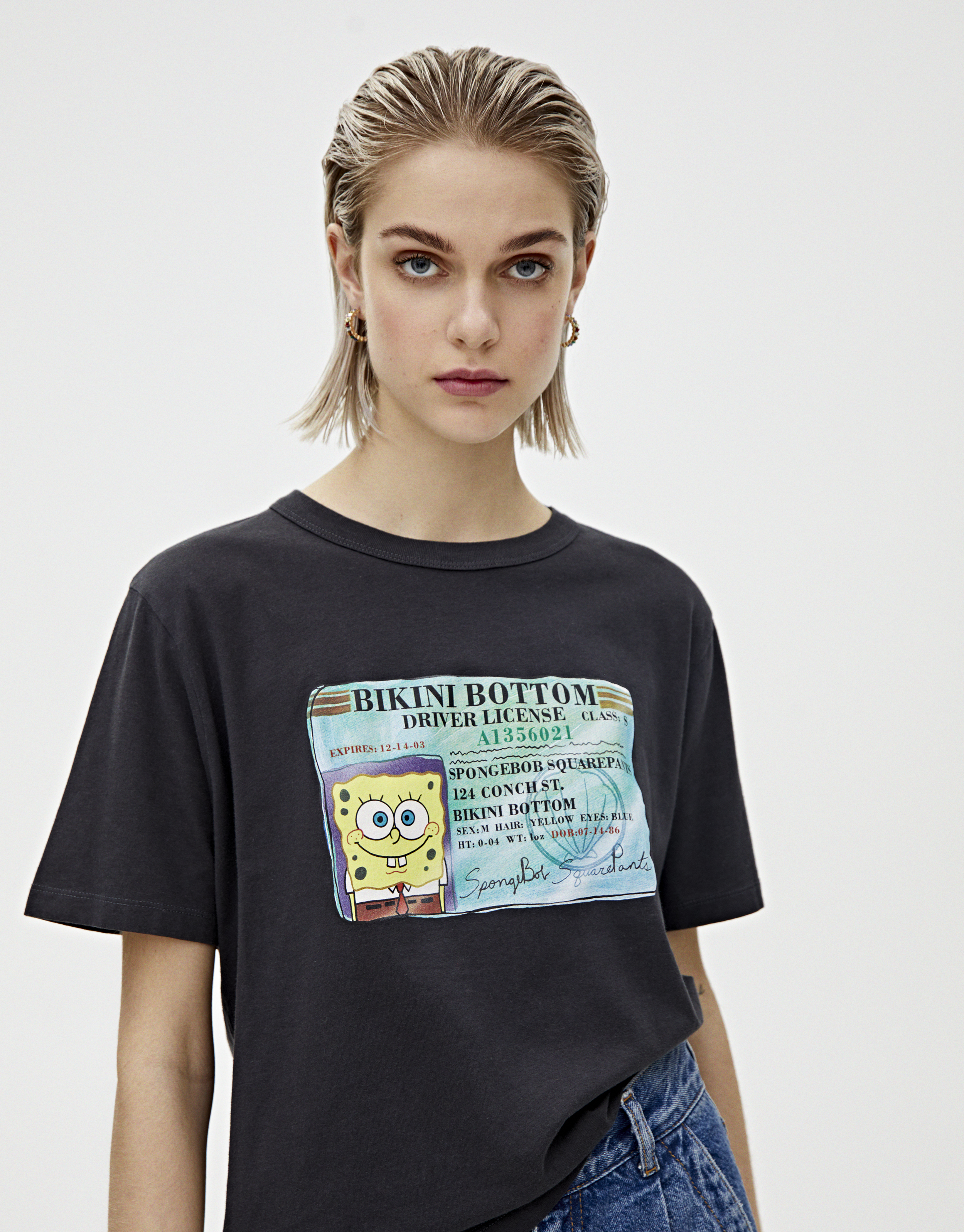pull and bear spongebob shirt