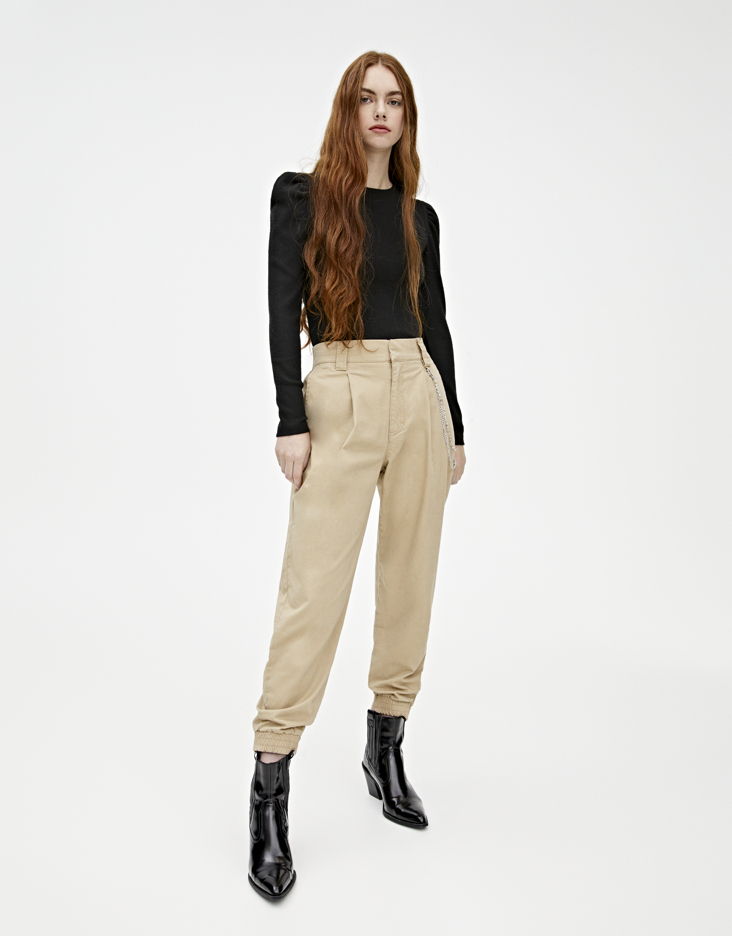 Panteloni Cargo Pantelonia Endymata Gynaikeia Pull Bear