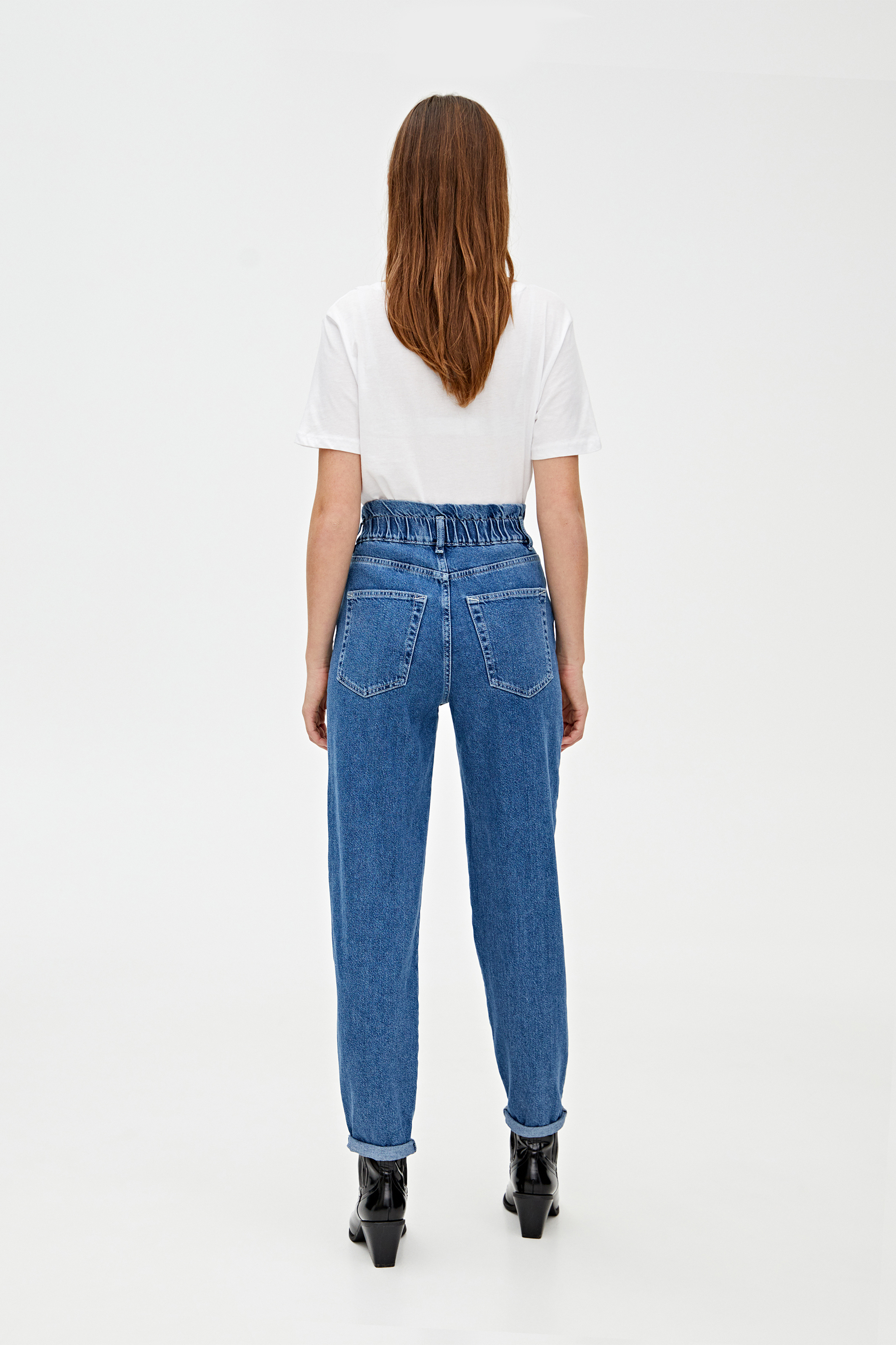 Slouchy Jeans With Elastic Waistband Pull Bear