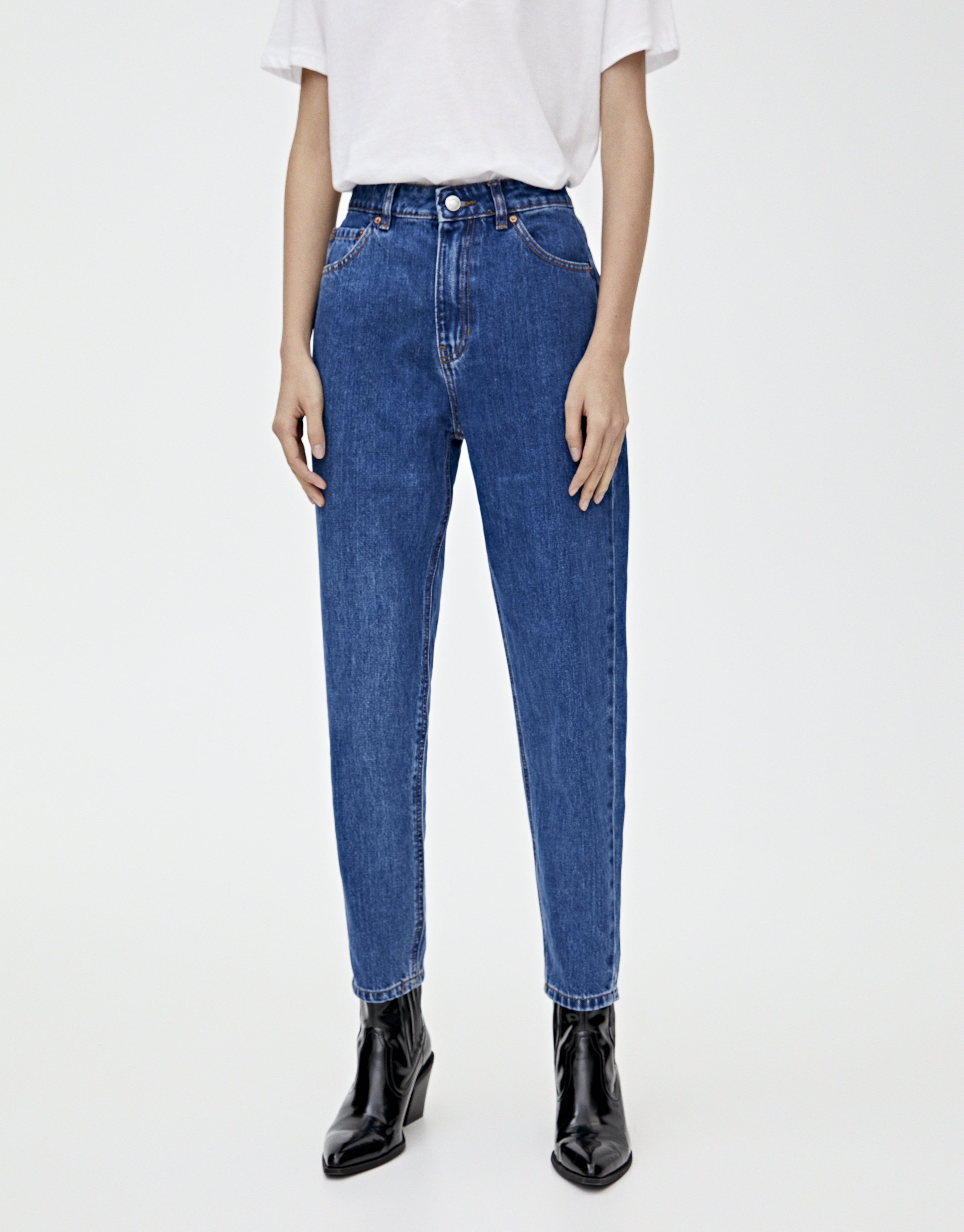 pull and bear mom fit jean