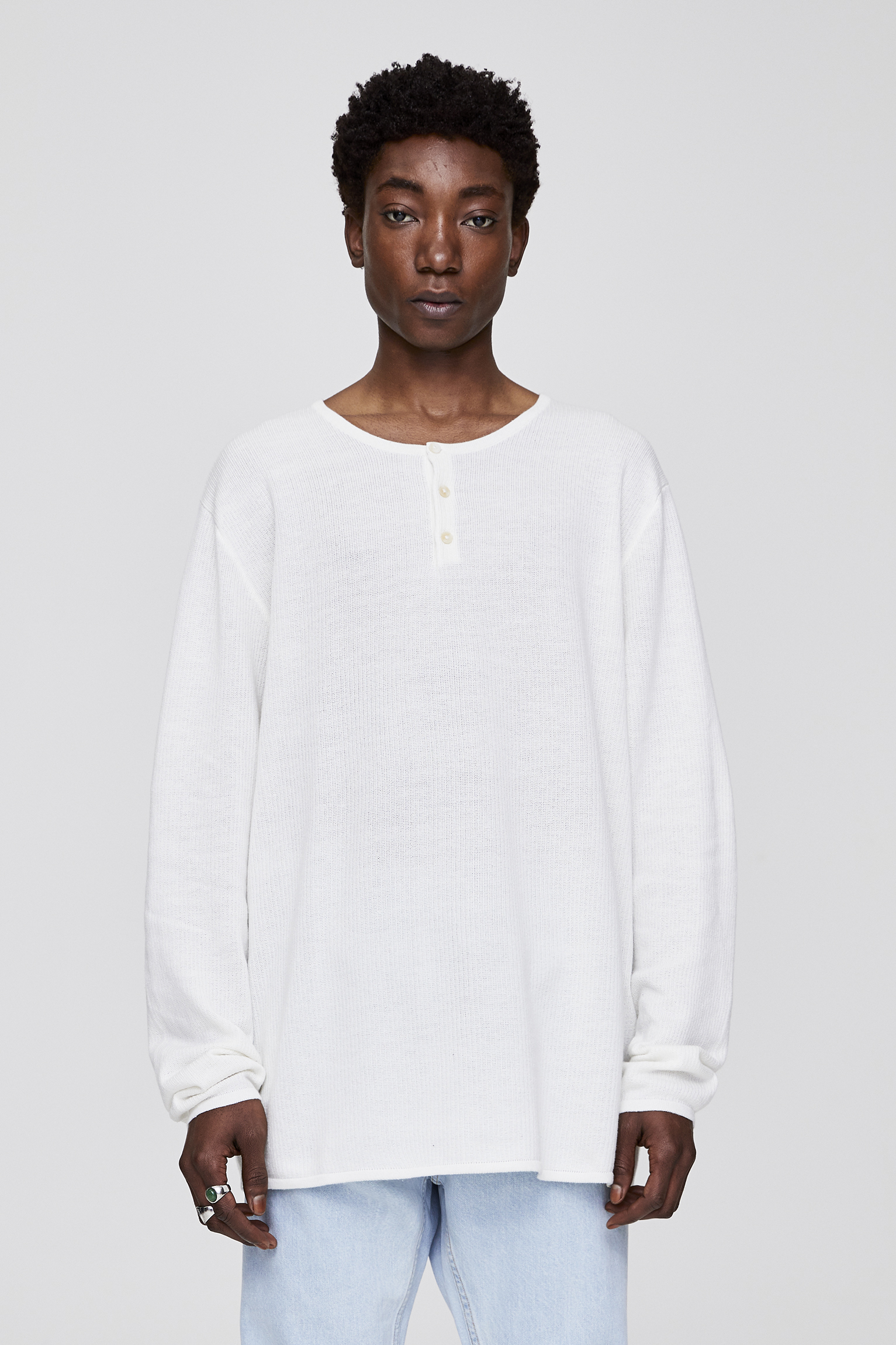 henley sweater dress