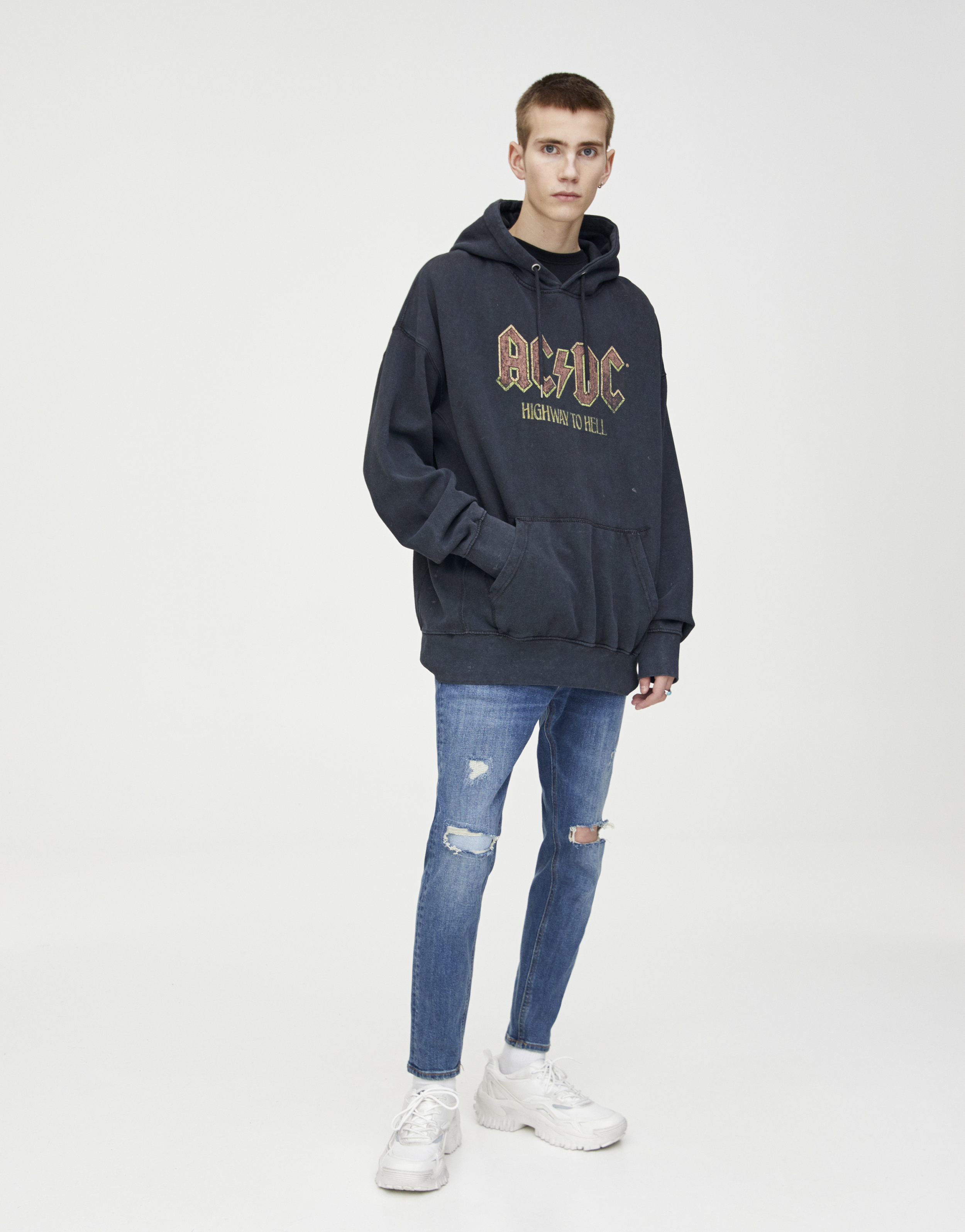 Sudadera Capucha Acdc Pull Bear