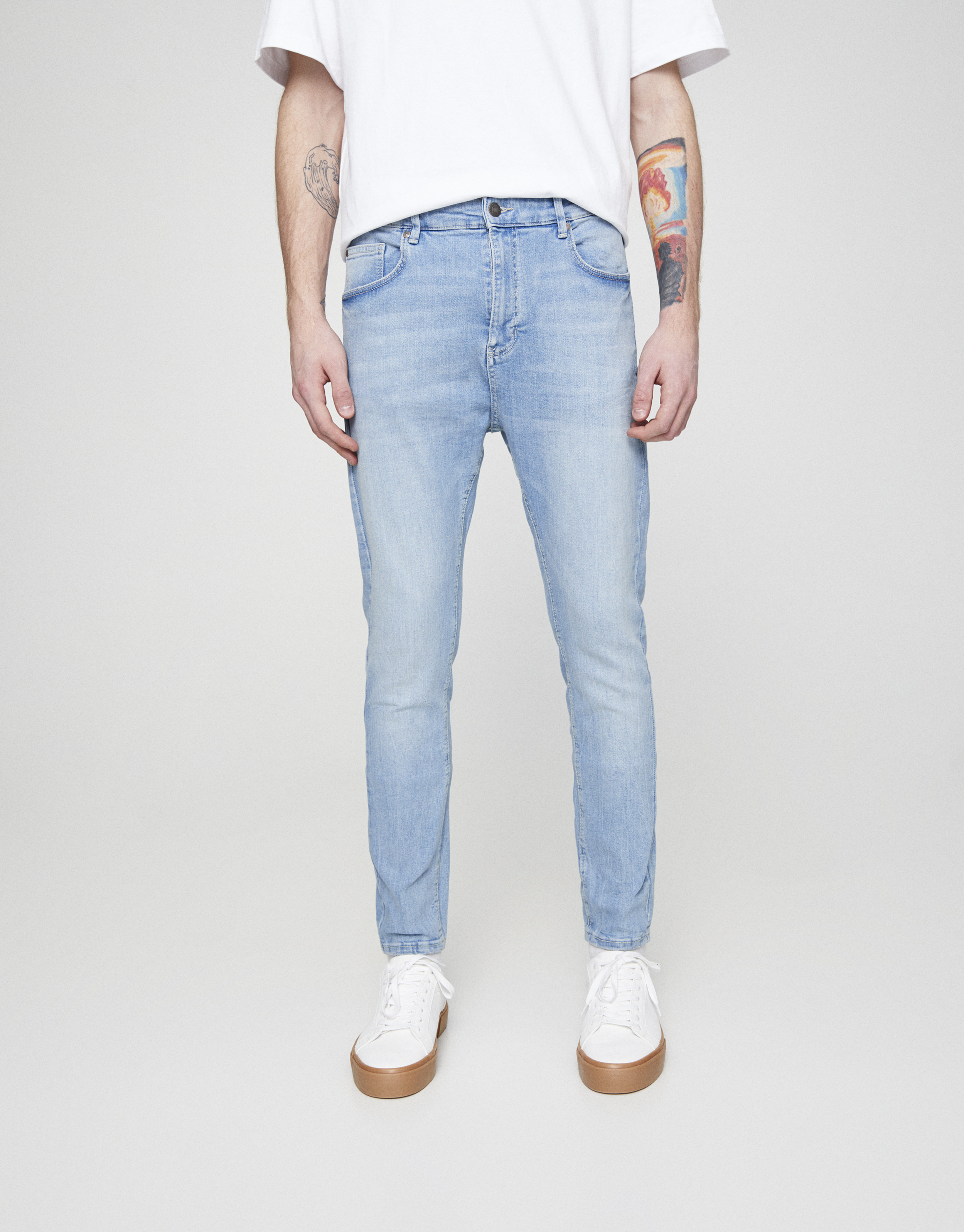 carrot fit jeans pull and bear