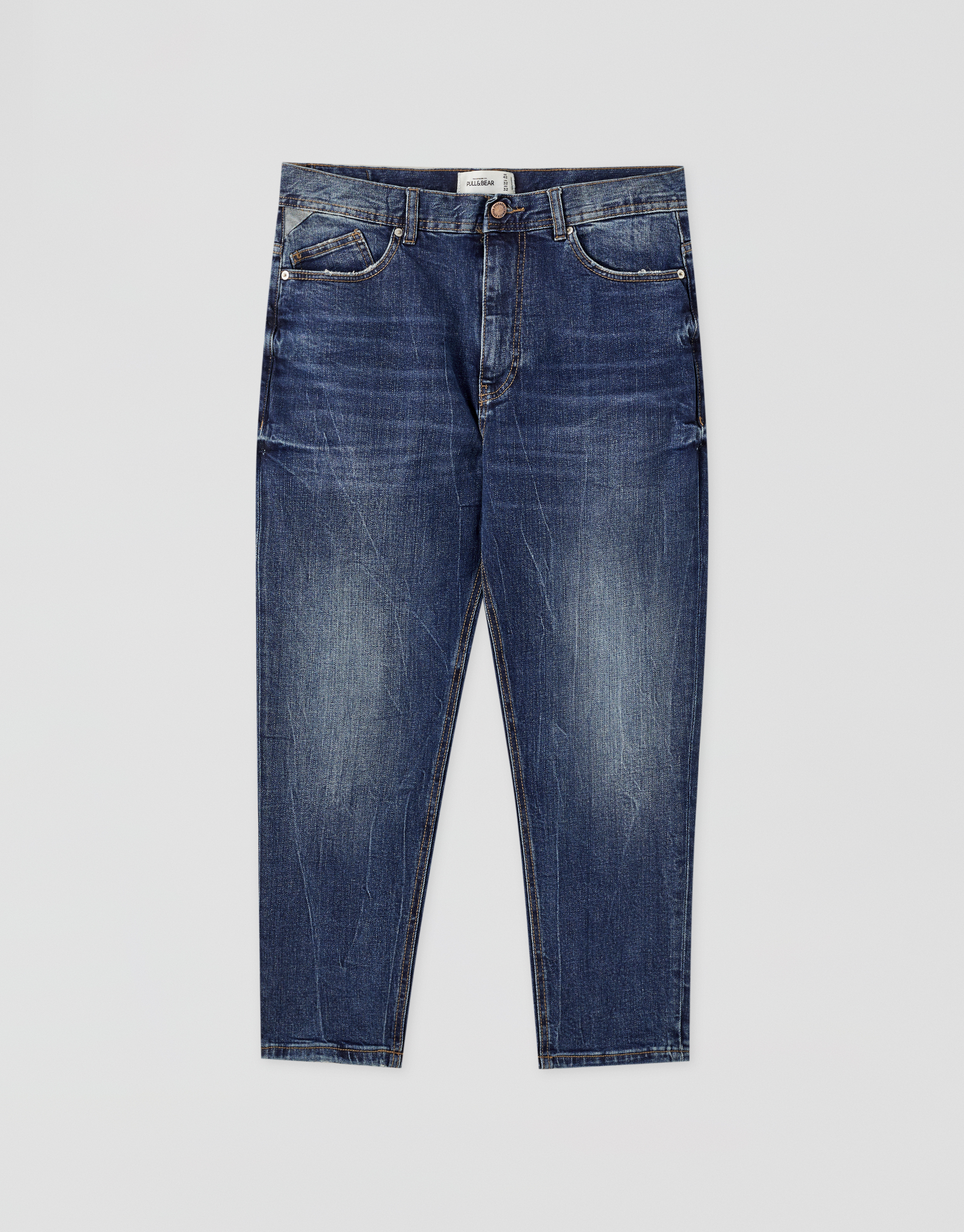 Blue relaxed fit jeans - PULL\u0026BEAR