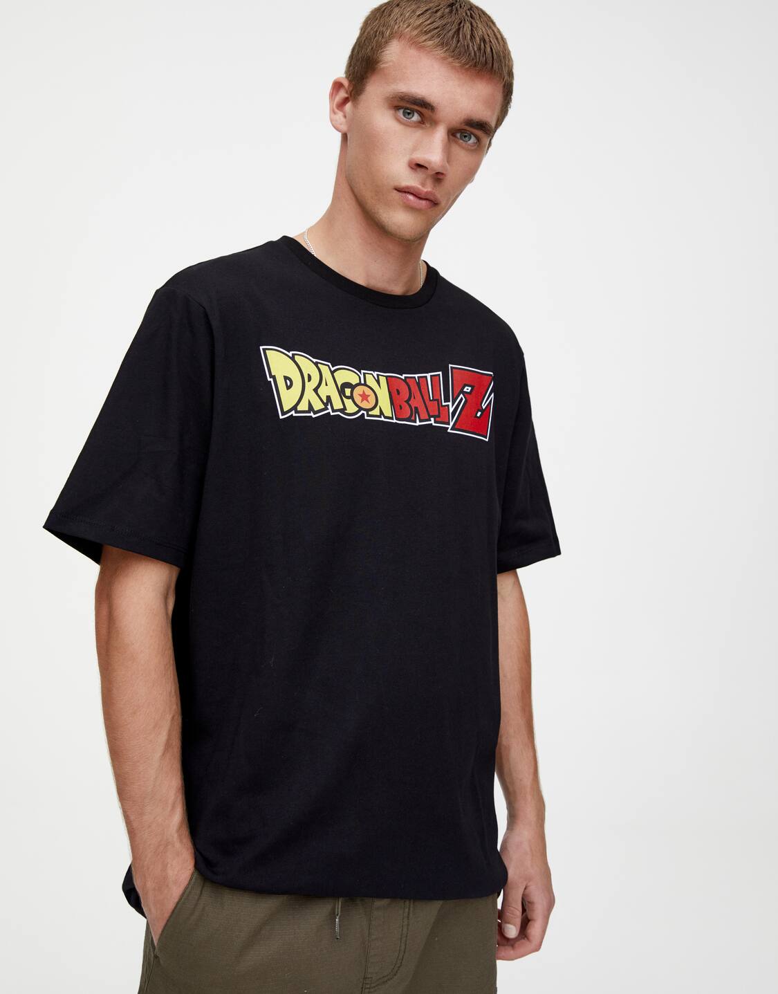 Black Dragon Ball Z T Shirt Pull Bear