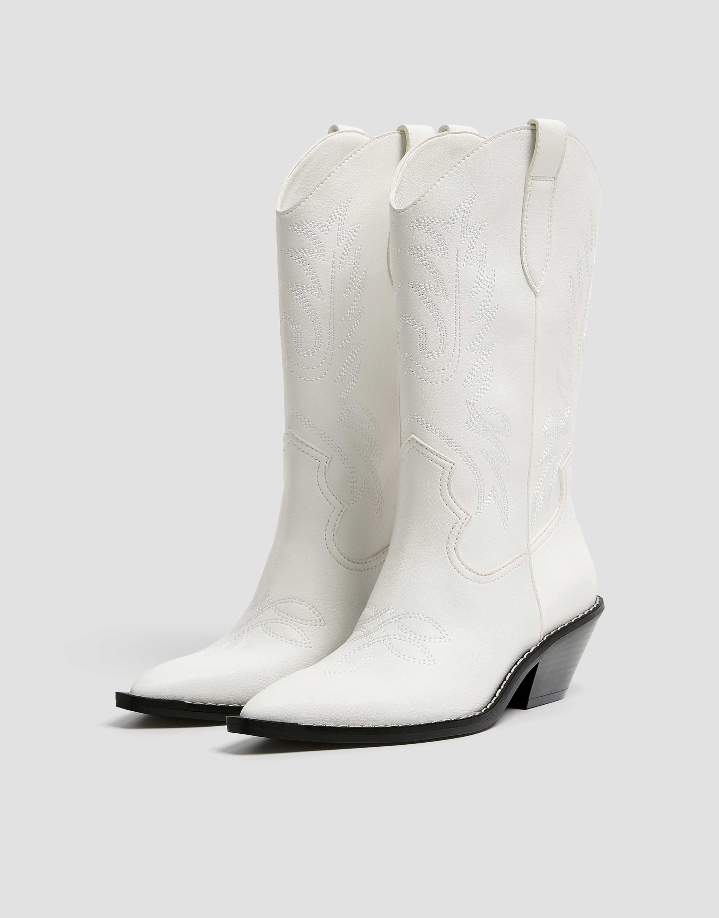 white cowboy boots