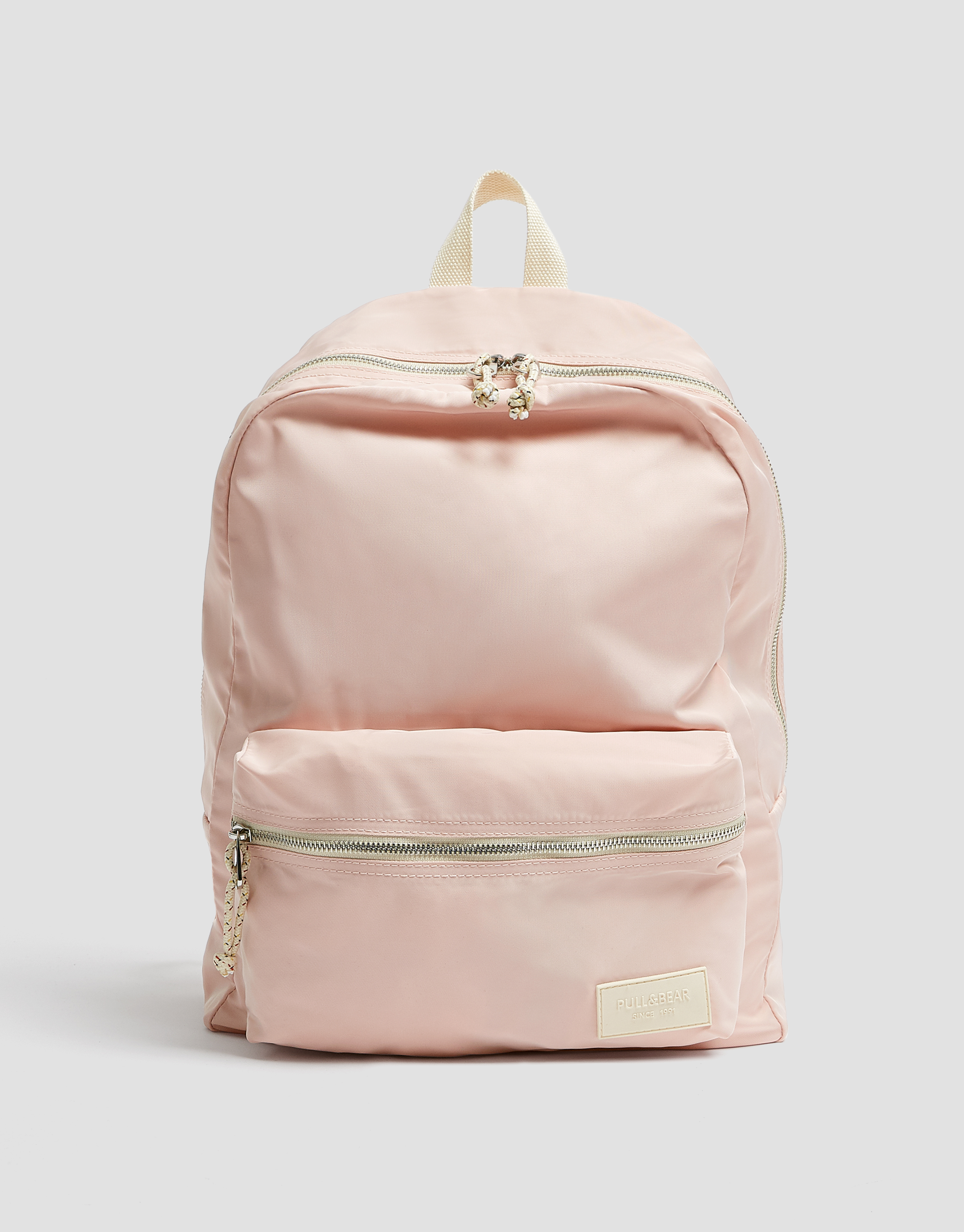 pull and bear leather backpack low