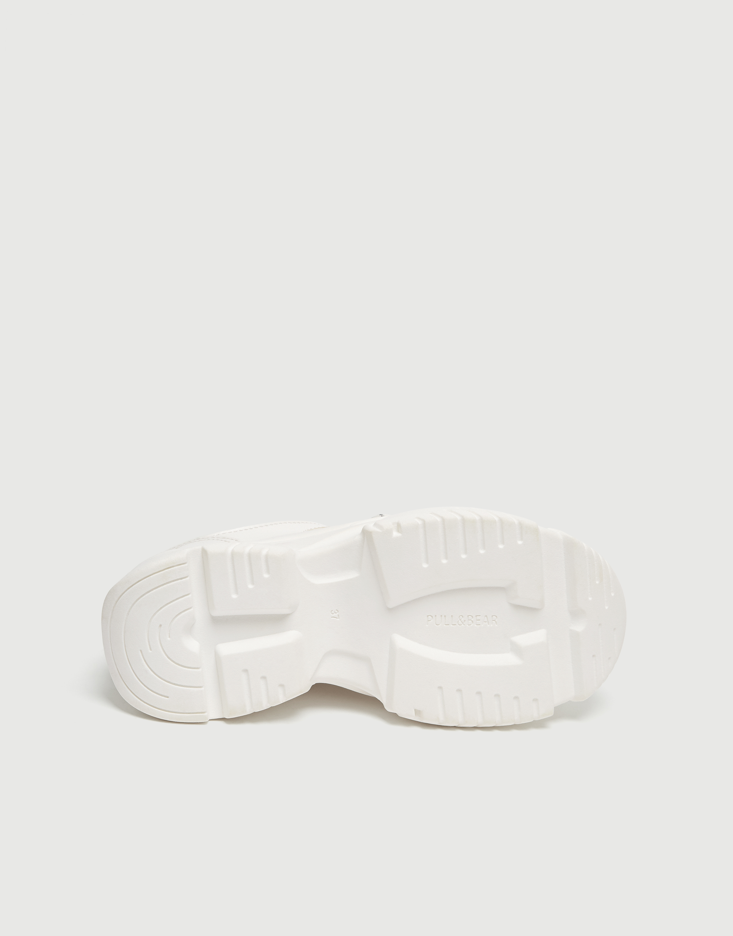 white platform trainers